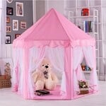 Bobbel Home Bobbel Home - Speeltent voor Kinderen - Met Bodem - 135x135x140cm - Roze