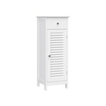 Bobbel Home Dok Home - Bathroom cabinet - 1 Drawer - 1 Door - Wood - White