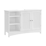 Parya Home Parya Home - Basin cabinet - Cabinet - 2 Doors - 2 Shelves - Wood - White