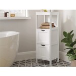 Bobbel Home Bobbel Home - Bathroom cabinet - Medicine cabinet - 2 drawers - 1 open surface - Wood - White