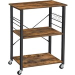 Bobbel Home Dok Home - Kitchen shelf on wheels - Serving trolley with 3 shelves