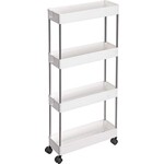 Bobbel Home Kitchen trolley with 4 shelves - White