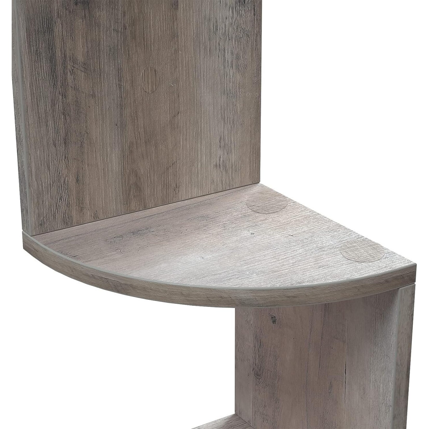 Bobbel Home Parya  Home corner shelf - wall shelf - 5 shelves - grey