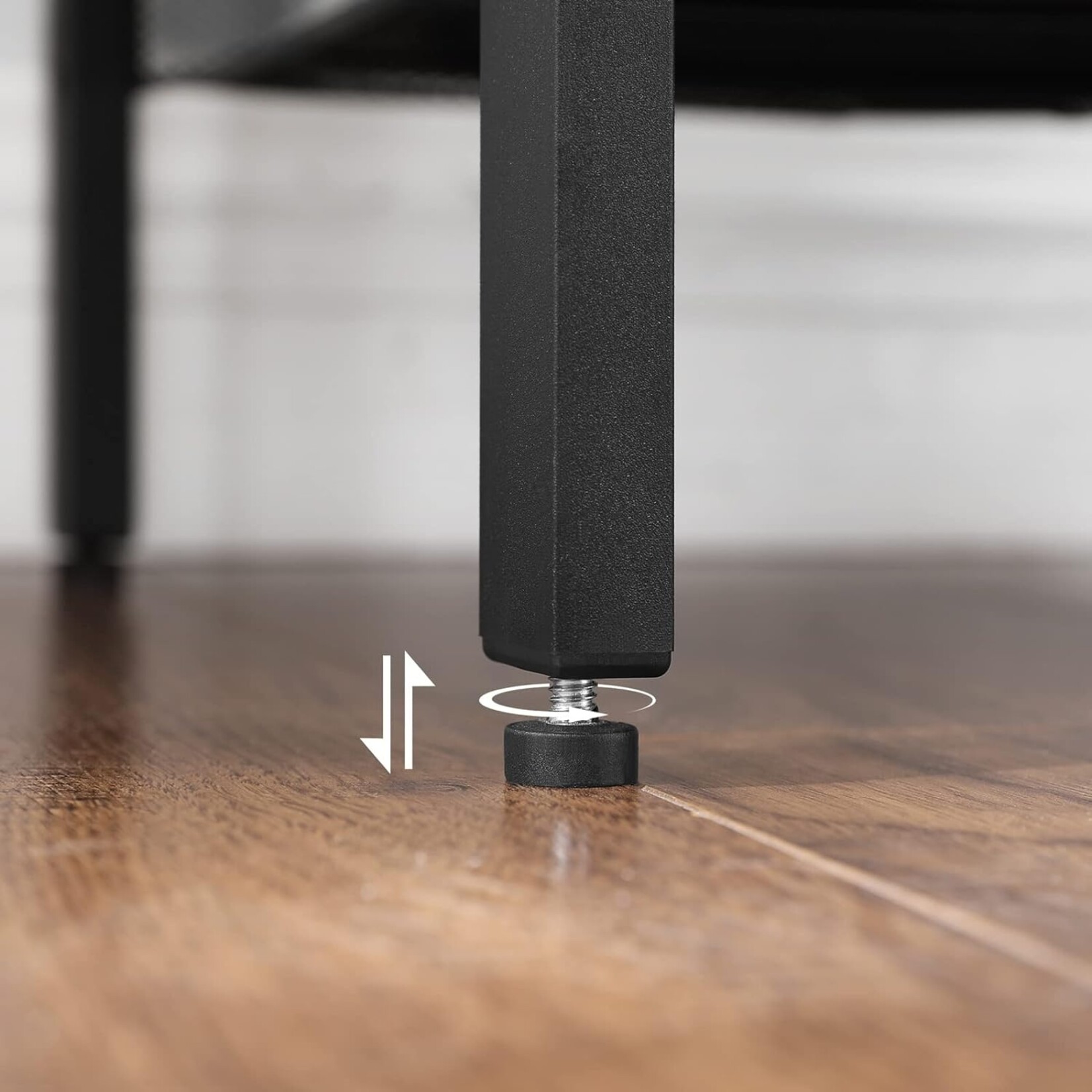 Bobbel Home Parya Home - Bijzettafel - Hout&Metaal - 40x40cm - Bruin