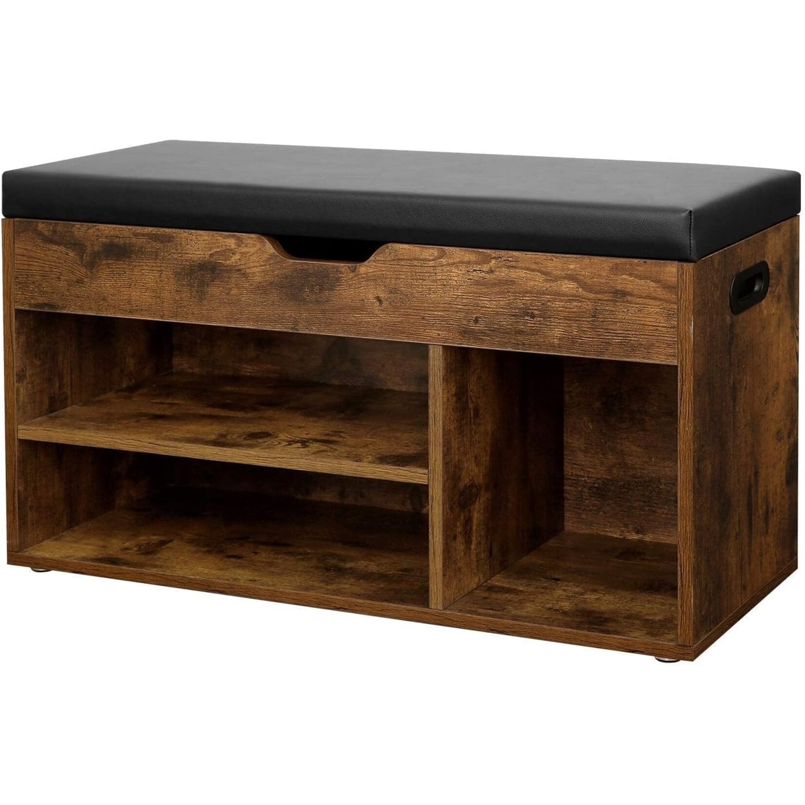 Bobbel Home Songmics Schoenbank - Bank - Schoenenrek - Opbergruimte onder de zitting - hal, woonkamer, slaapkamer - Schoenenkast - 150 kg draagvermogen - 80 x 30 x 44 cm