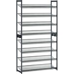 Bobbel Home Dok Home - Shoe rack - With 8 shelves - For 32 to 40 pairs of shoes - Gray