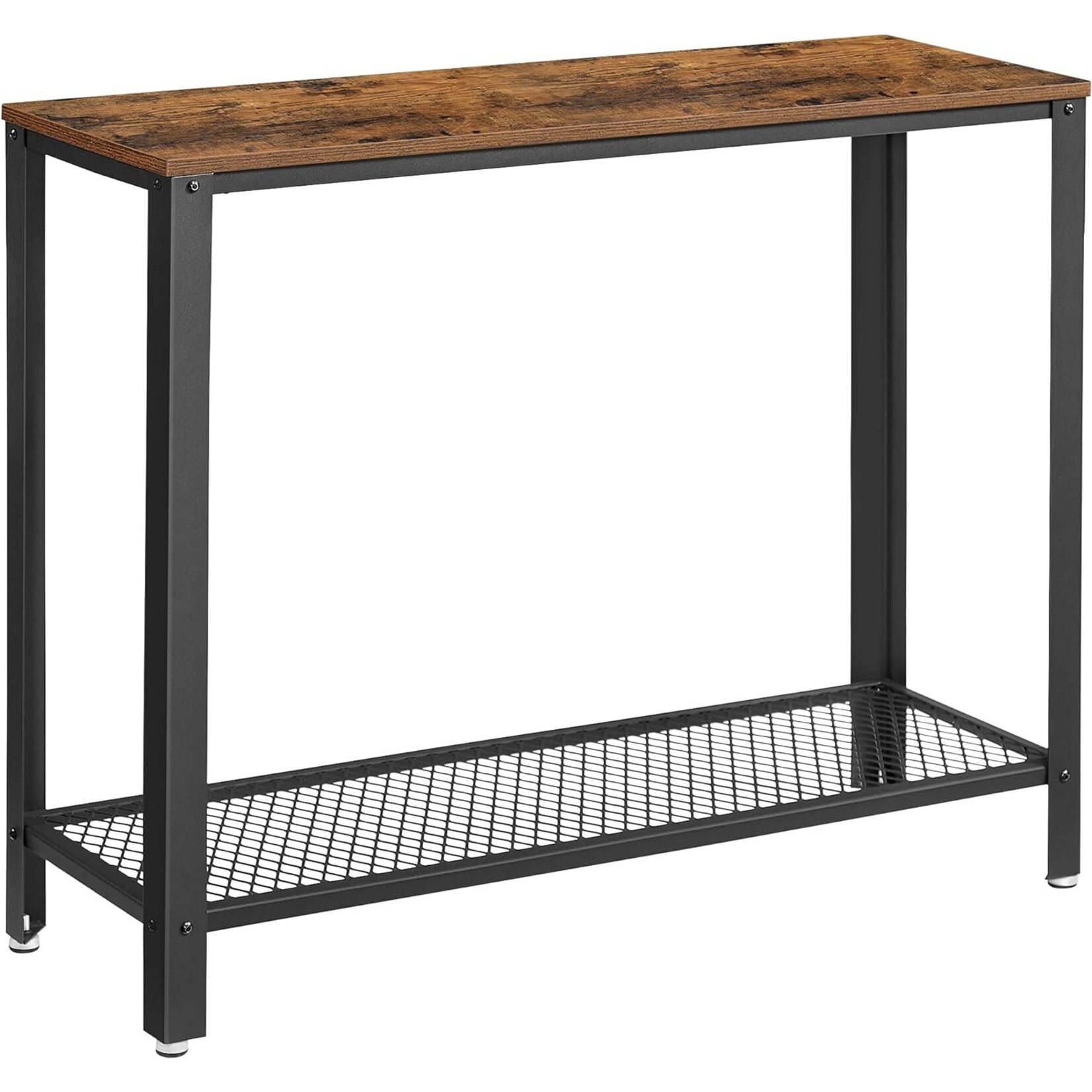 Bobbel Home Wall Table - Industrial Side Table - 101,5x80x35 - Brown