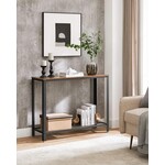 Bobbel Home Wall Table - Industrial Side Table - 101,5x80x35 - Brown