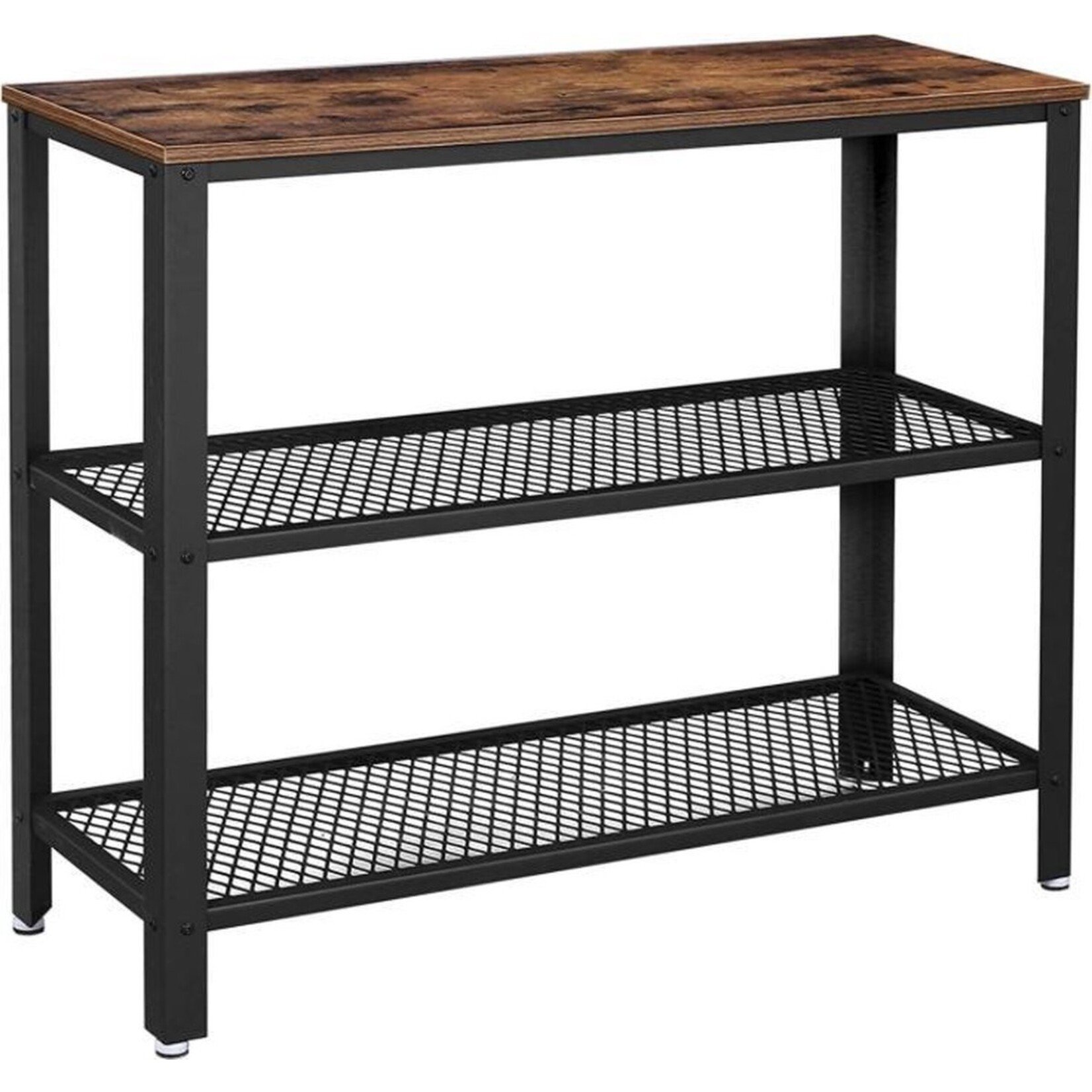 Bobbel Home Dok Home - Side table - Industrial - Wood/Metal - 101,5x35x80 cm