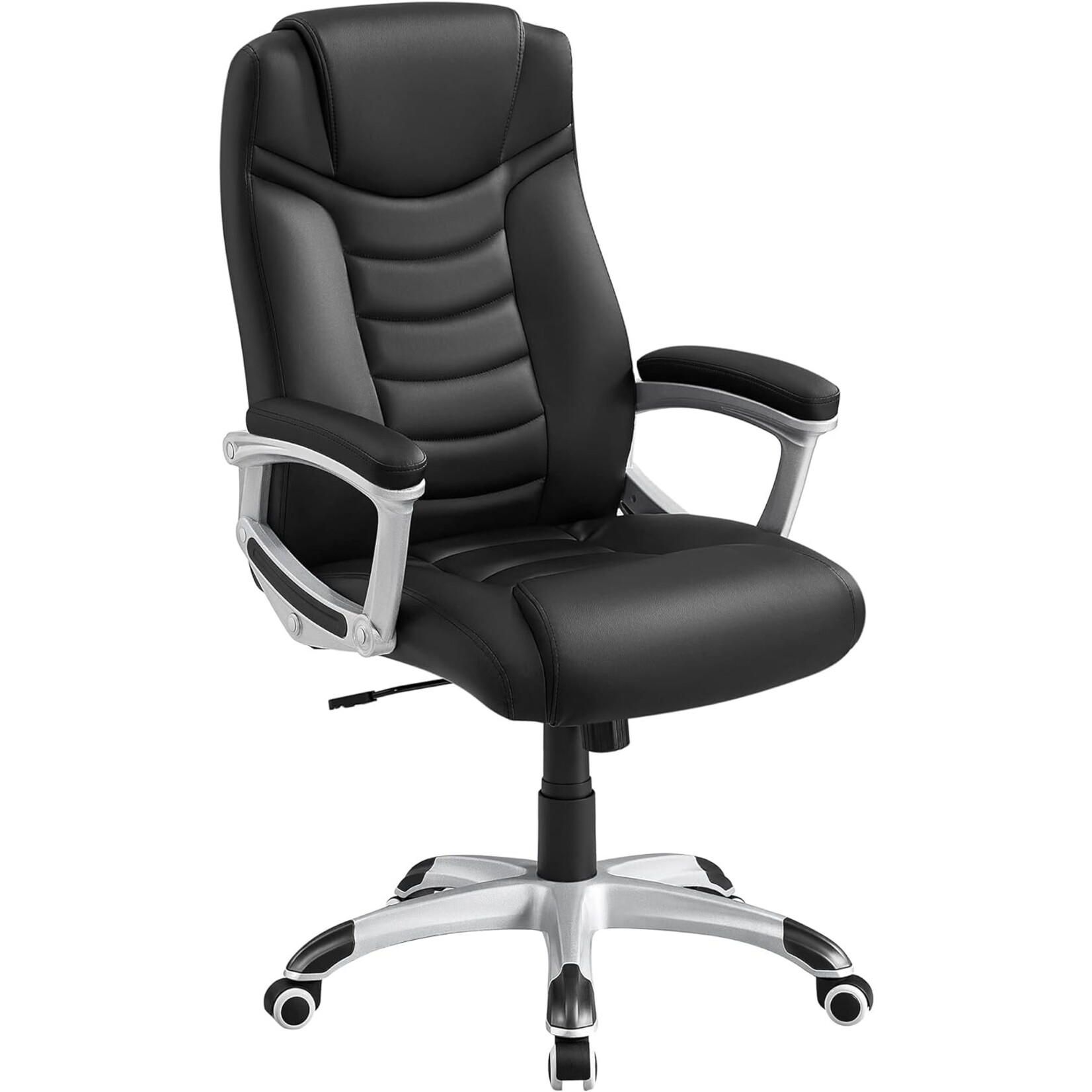 Bobbel Home Bobbel Home Ergonomic Office Chair – Large Black Swivel Chair, Height Adjustable, Sturdy and Durable