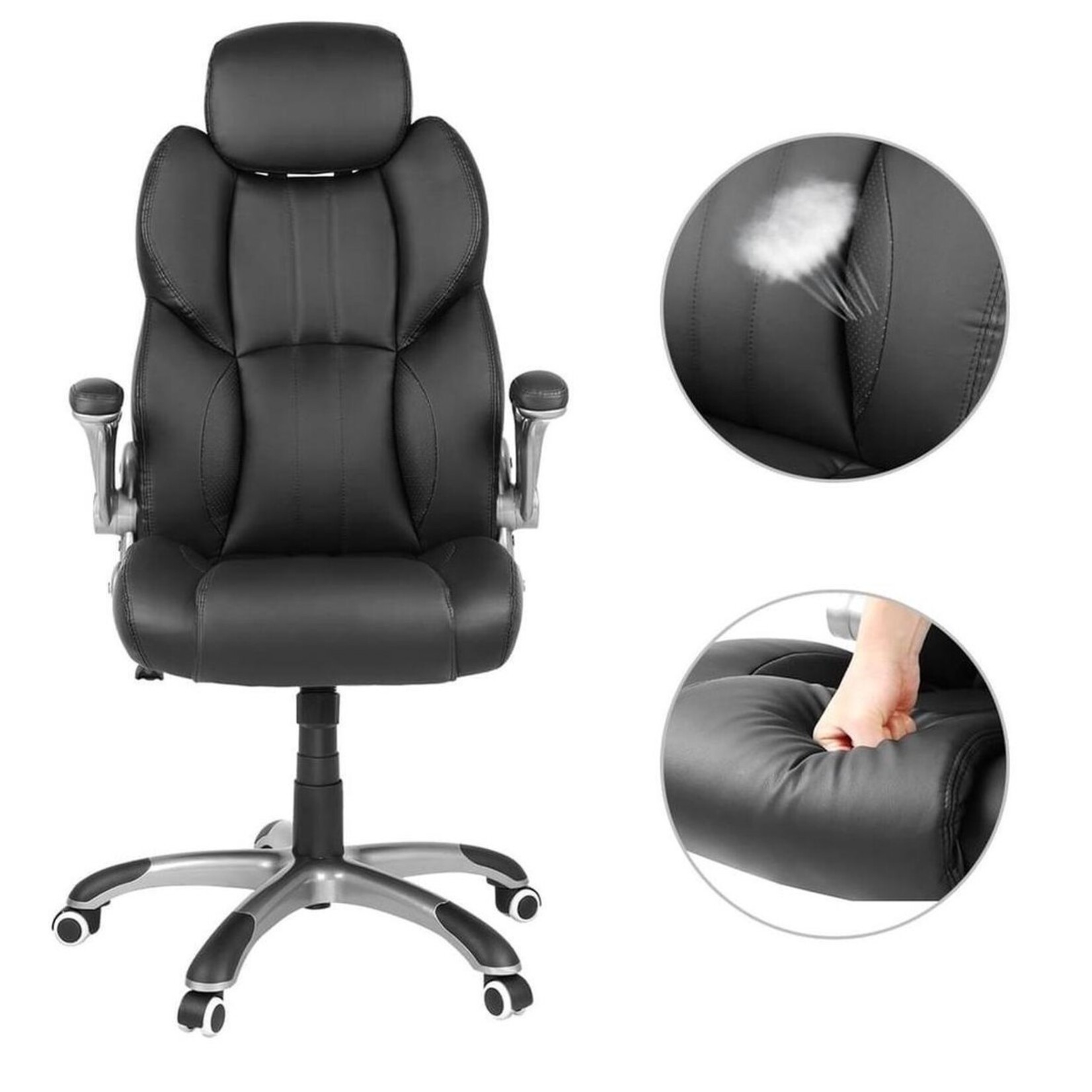 Bobbel Home Bobbel Home - Ergonomische bureaustoel - Zwart