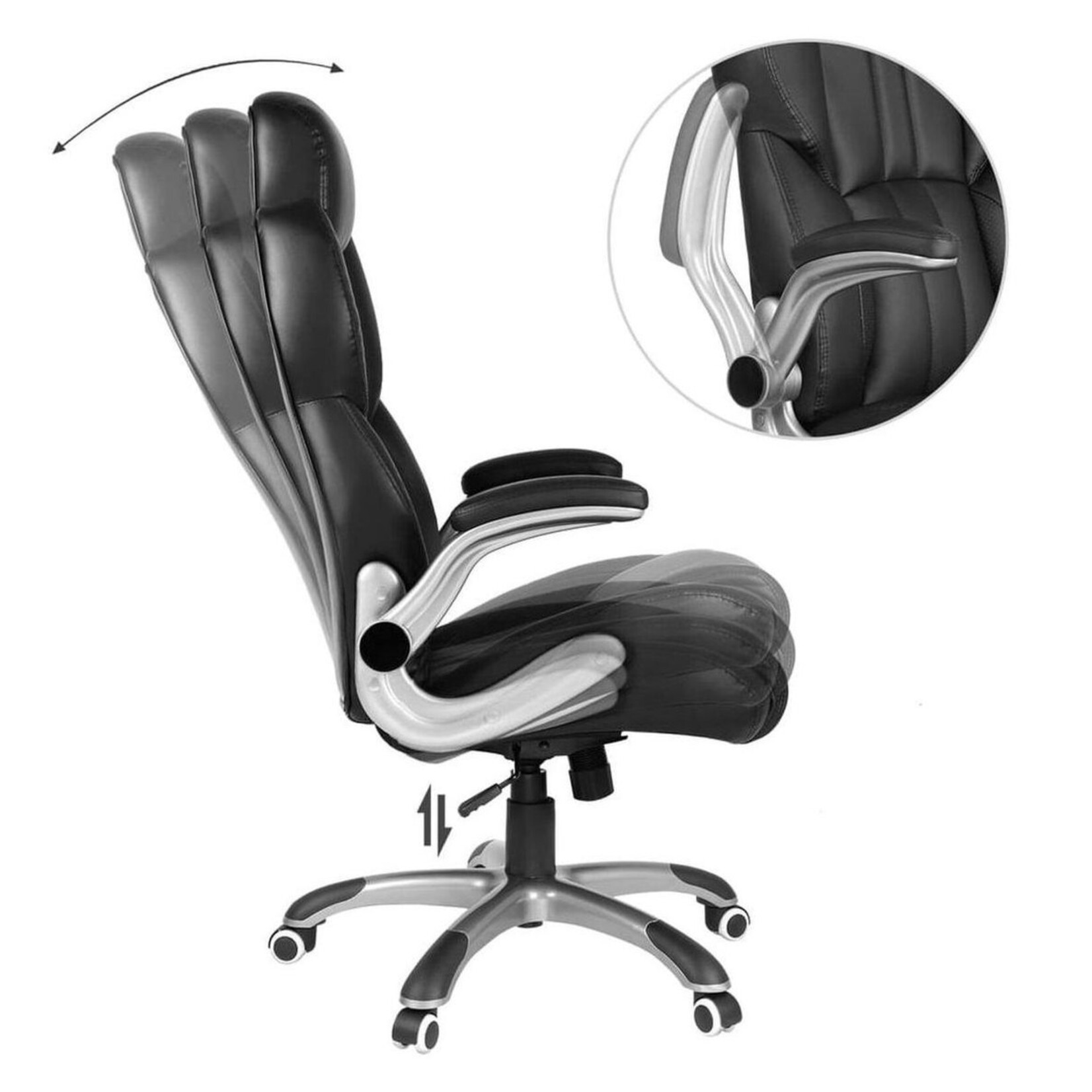 Bobbel Home Bobbel Home - Ergonomische bureaustoel - Zwart