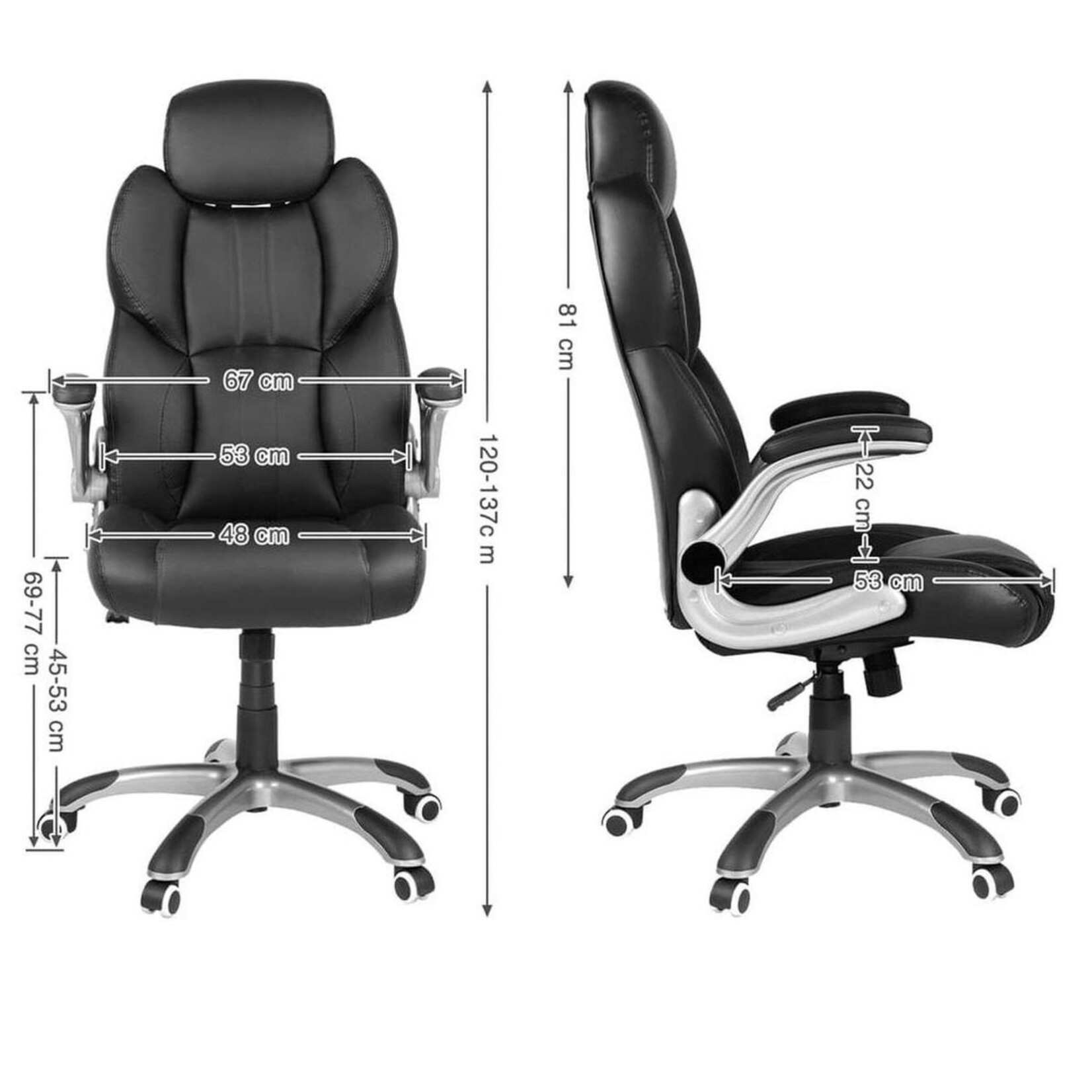 Bobbel Home Bobbel Home - Ergonomische bureaustoel - Zwart