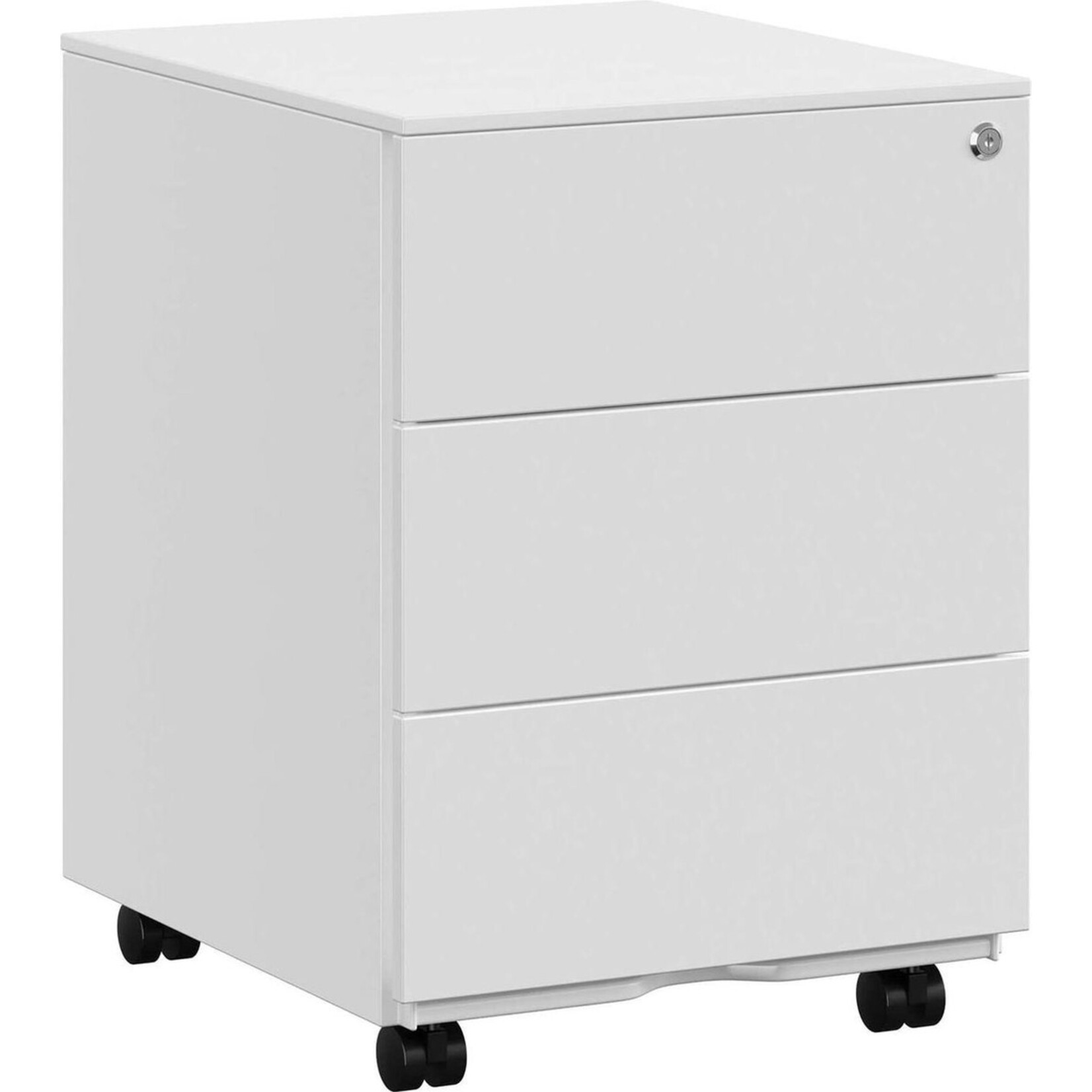 Bobbel Home Roll container - With 3 drawers - Pre-assembled - White