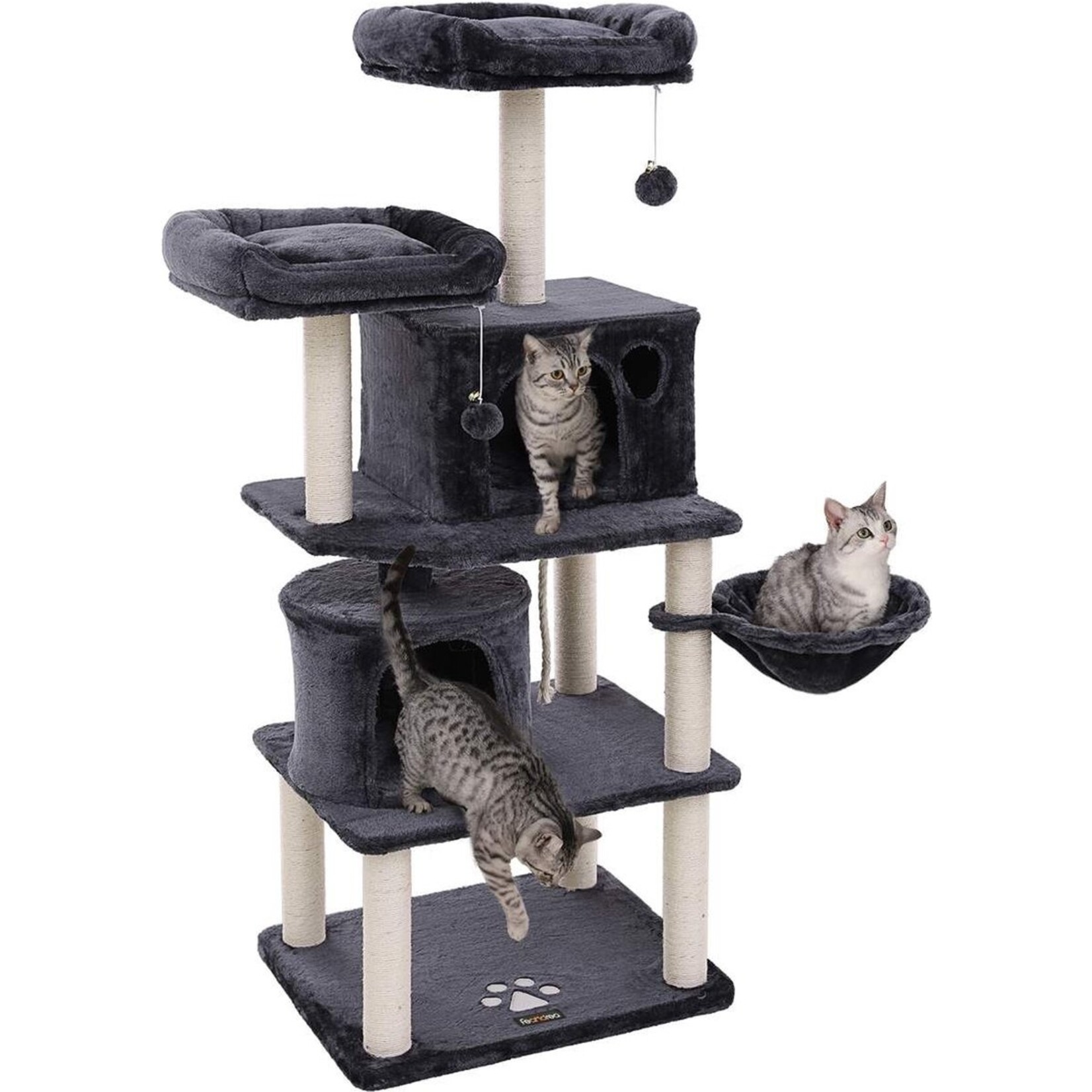 Bobbel Home Kattenboom XL 152 CM - Luxe Kattenhuis - Krabpaal - Katten - Kat