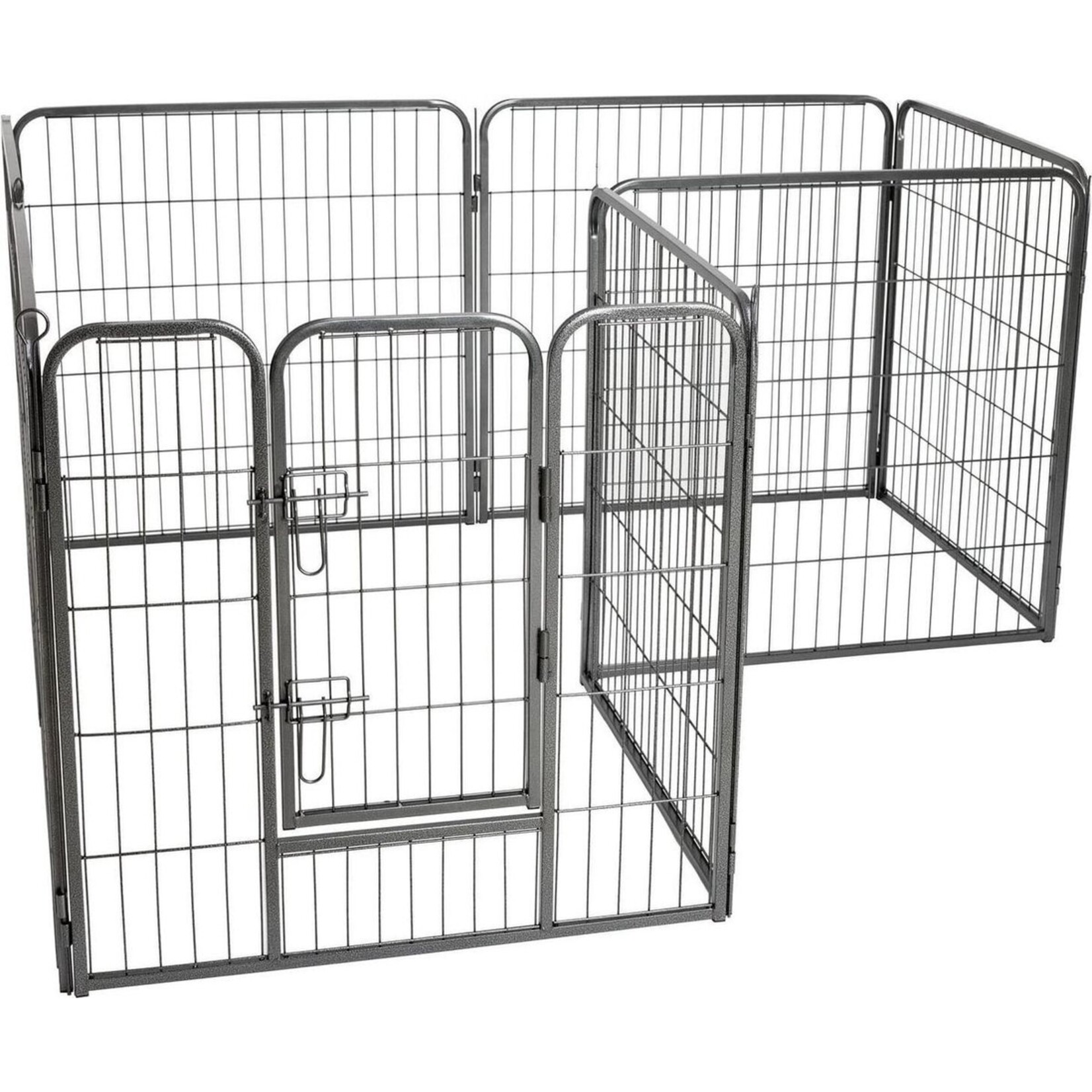 Bobbel Home Hondenren, losloop hok, 8 hoekig, puppyren