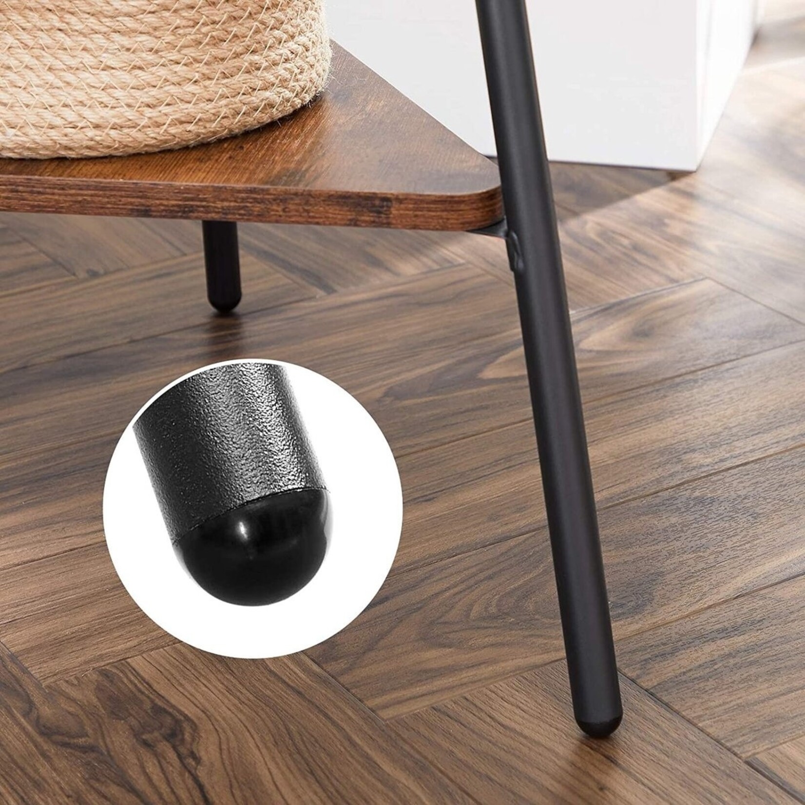 Bobbel Home Parya Home - Black Coat rack - Tree-shaped - 2 shelves - Industrial