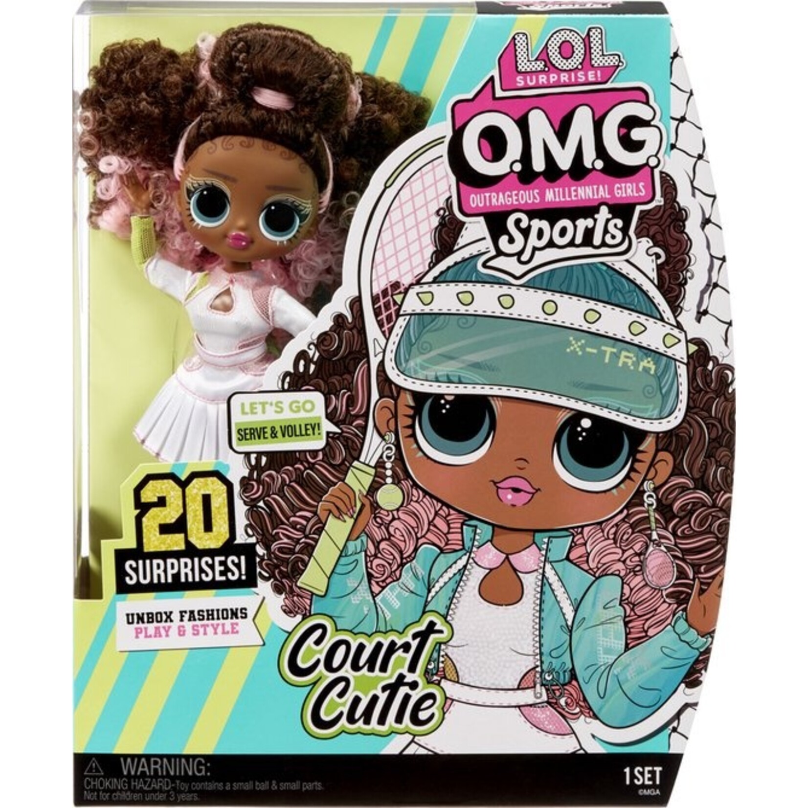 L.O.L. Surprise! L.O.L. Surprise! OMG Sports-pop van serie 3 - Court Cutie - Modepop
