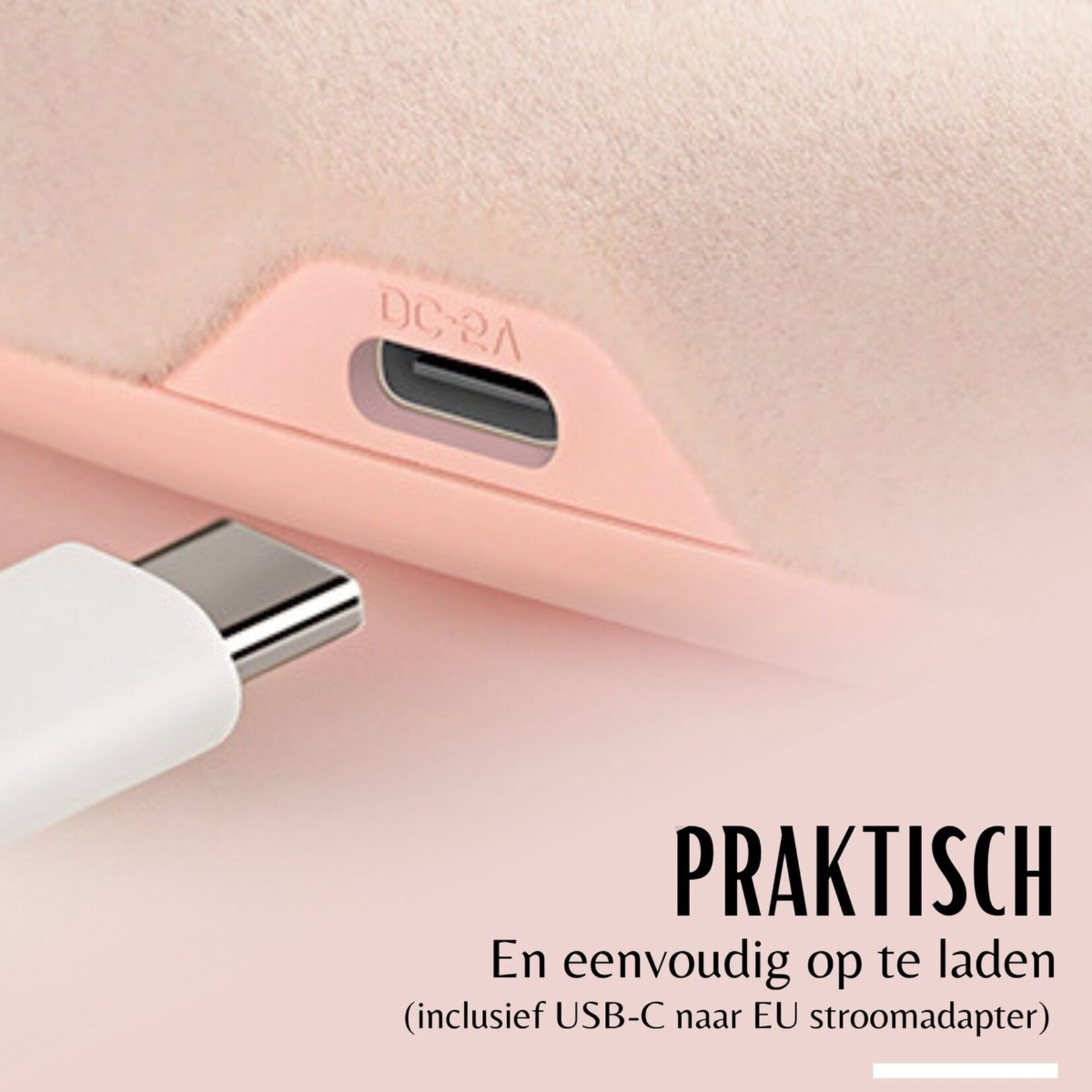 Massageband - Menstruatie Pijnverlichting - Elektrische Kruik - Roze