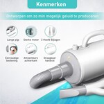 Pet hairdryer - Dog dryer - Grey