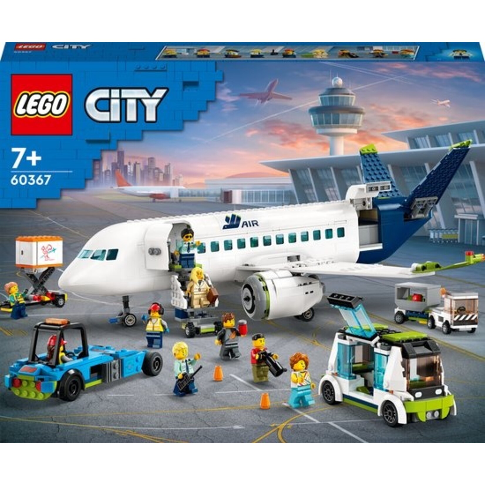 LEGO LEGO City Passagiersvliegtuig Vliegtuig Speelgoed Set - 60367