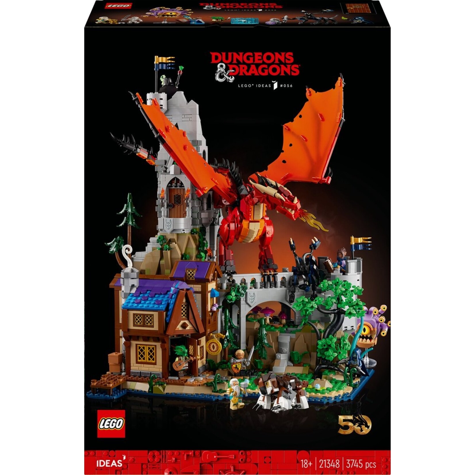 LEGO LEGO Ideas Dungeons & Dragons - het verhaal van de rode draak - 21348