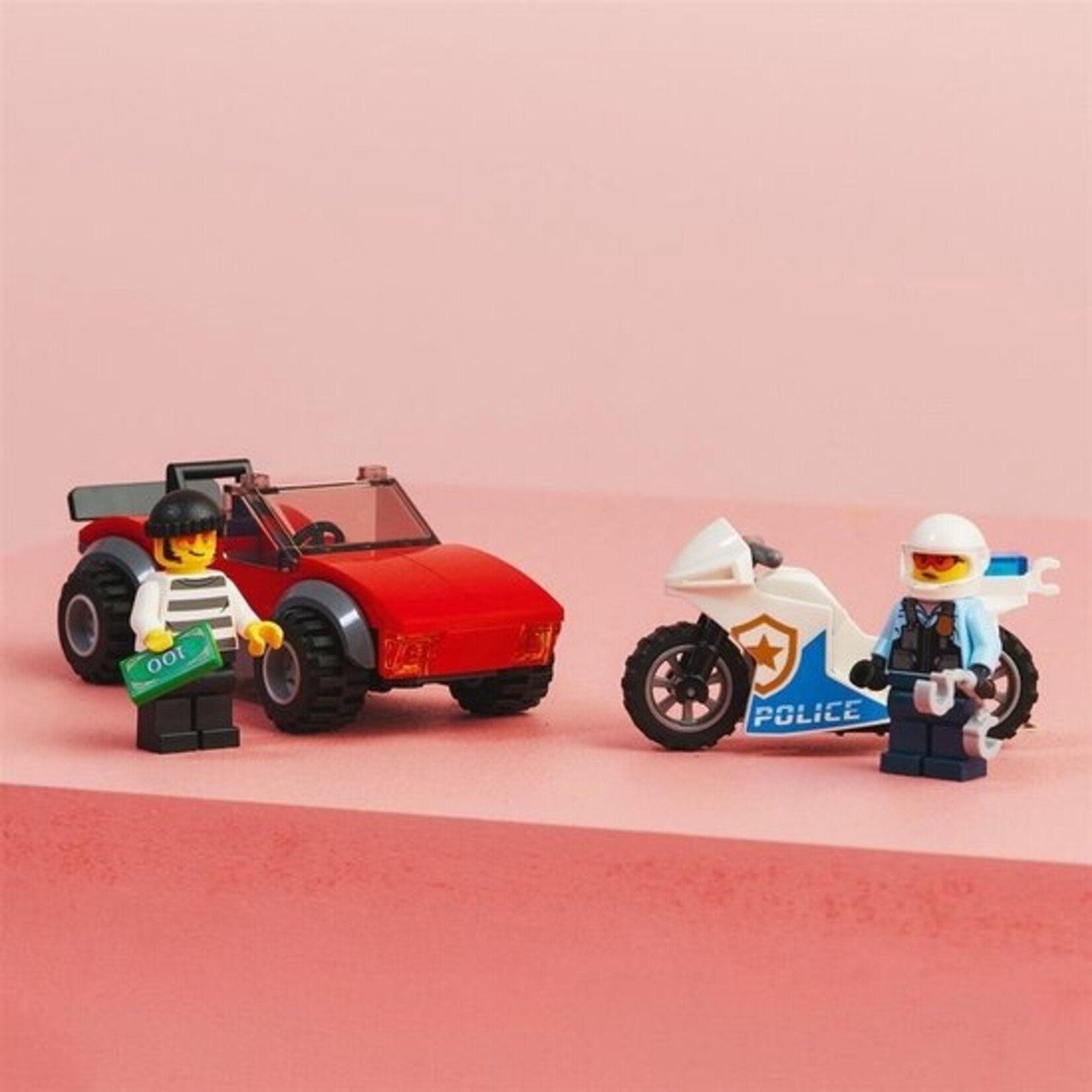 LEGO LEGO City Pursuit Car on Police Motorcycle Set - 60392