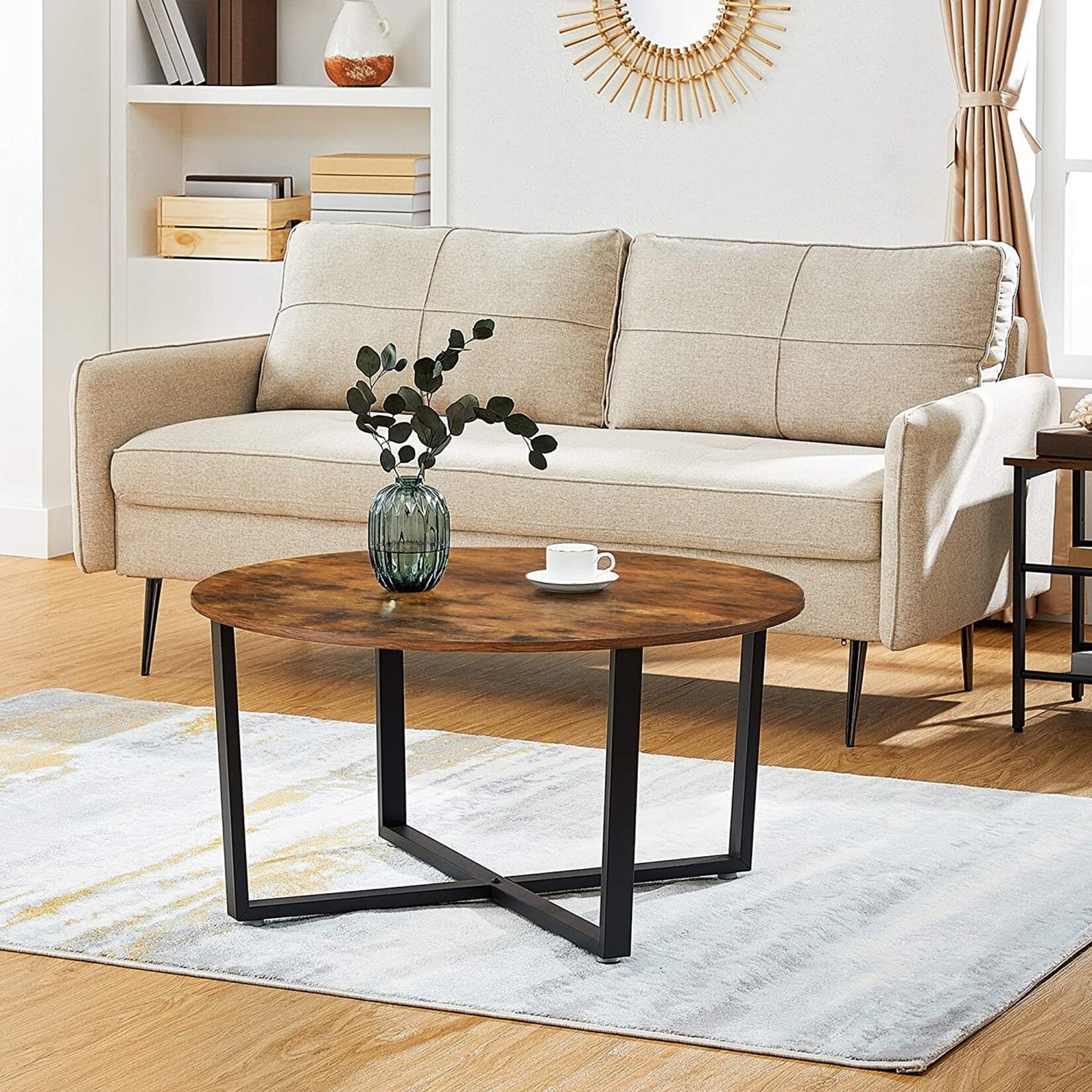 Parya Home - Salontafel - Vintage - Donkerbruin