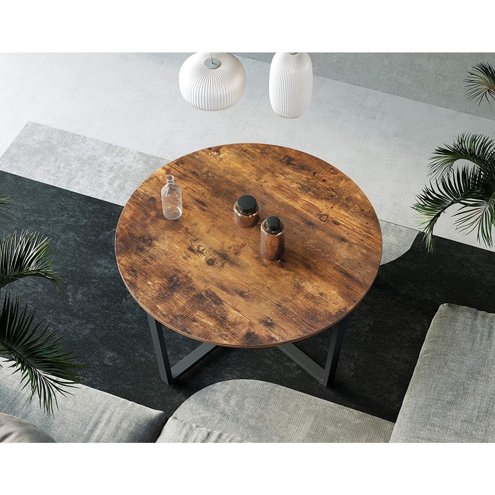 Parya Home - Salontafel - Vintage - Donkerbruin