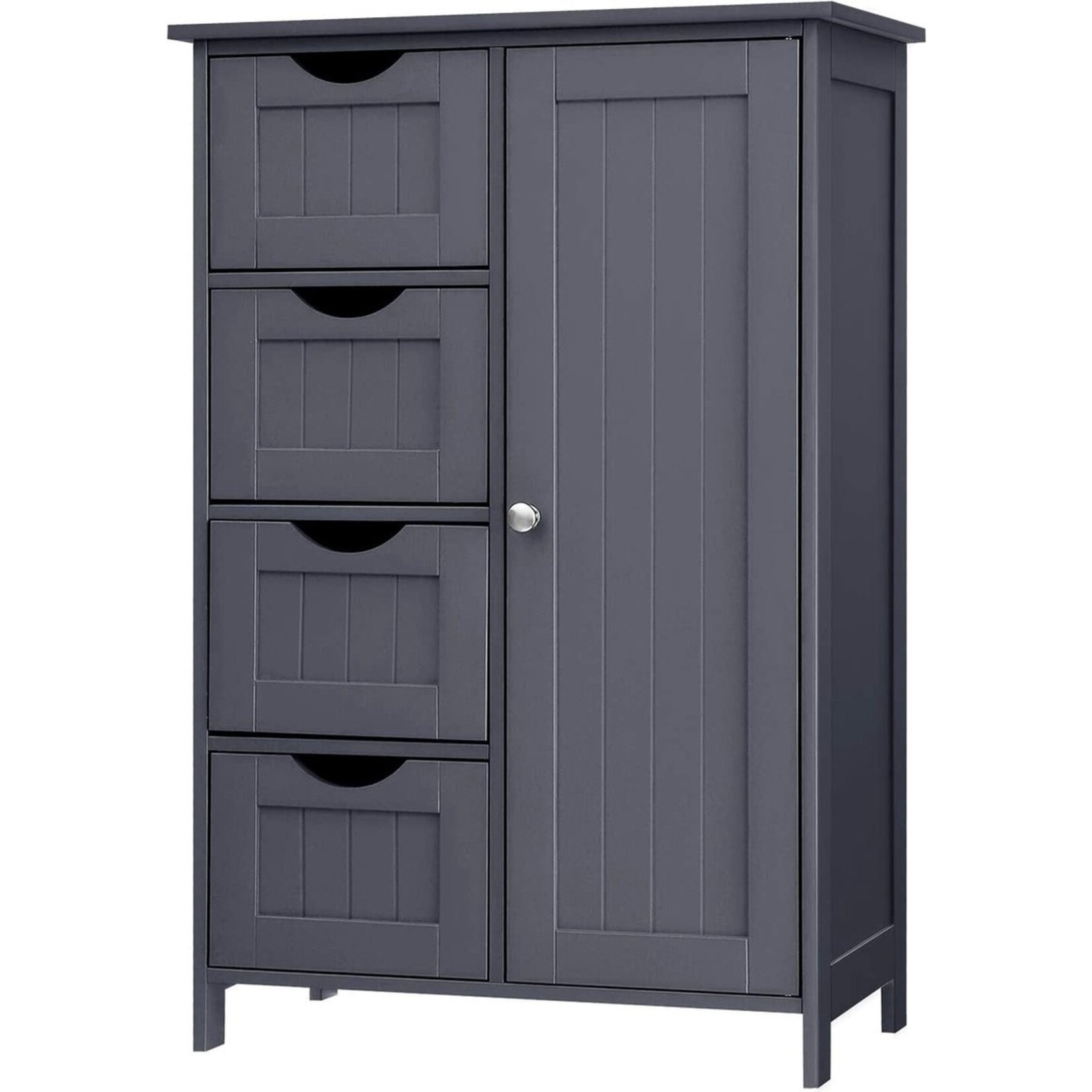 Bobbel Home Bobbel Home Bathroom Cabinet - 4 Drawers - MDF - Grey