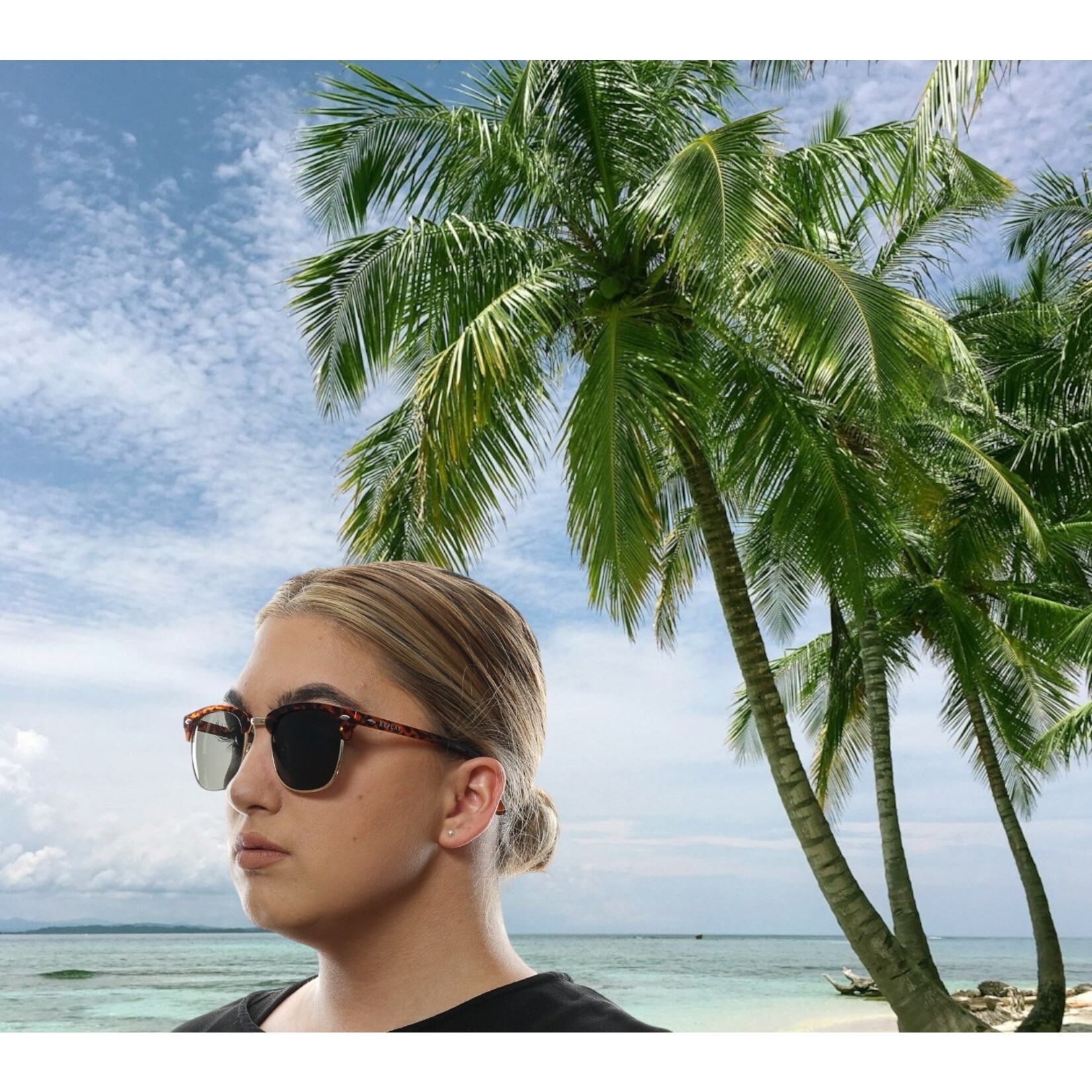 Zonnebril Uniseks Replay RY503 53CS02