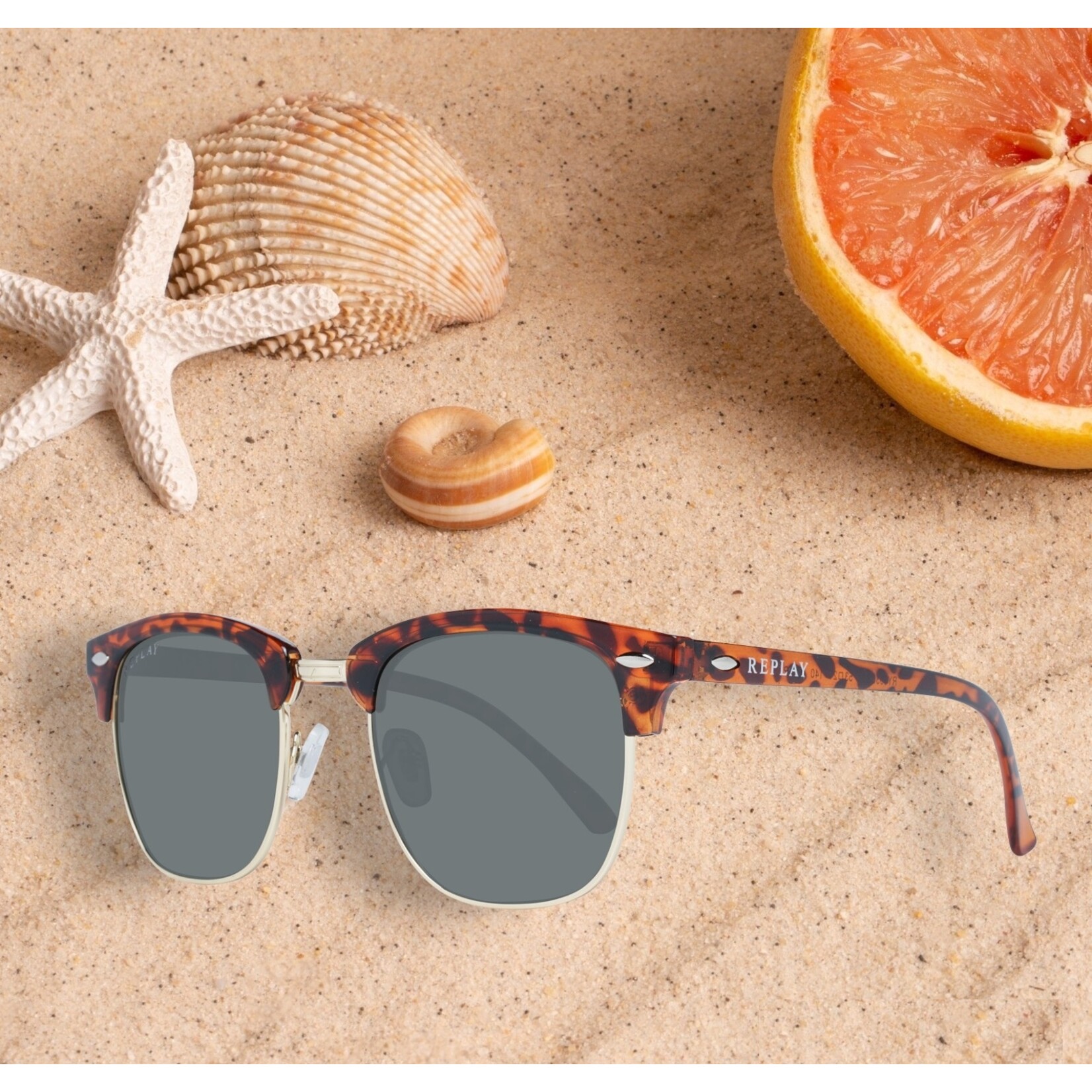 Zonnebril Uniseks Replay RY503 53CS02