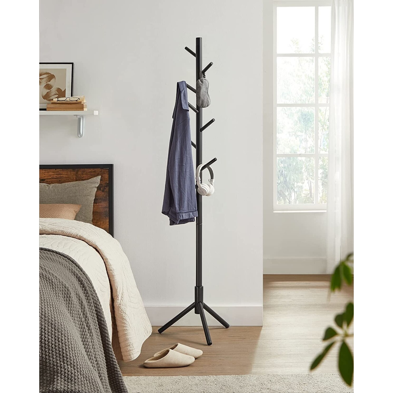 Parya Home Parya Home coat rack - 8 hooks - black