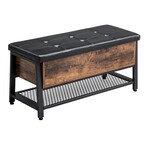 Parya Home Parya Home - Bench with storage - Metal/wood - Brown