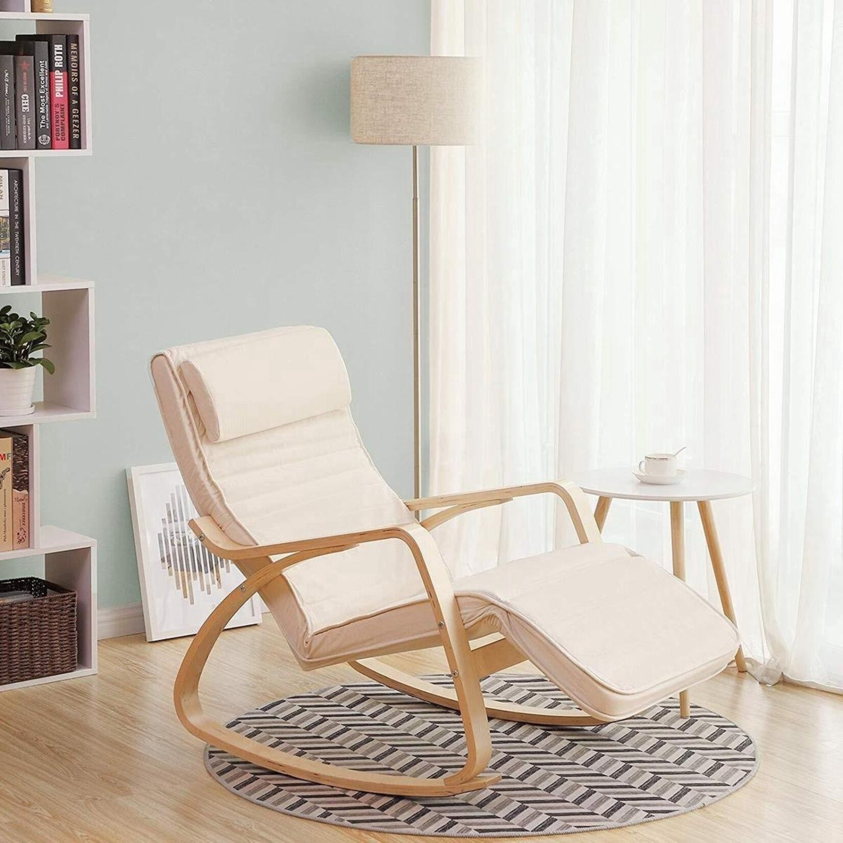 Bobbel Home Rocking chair - Relax chair - Adjustable 5 positions - Naturel / Beige