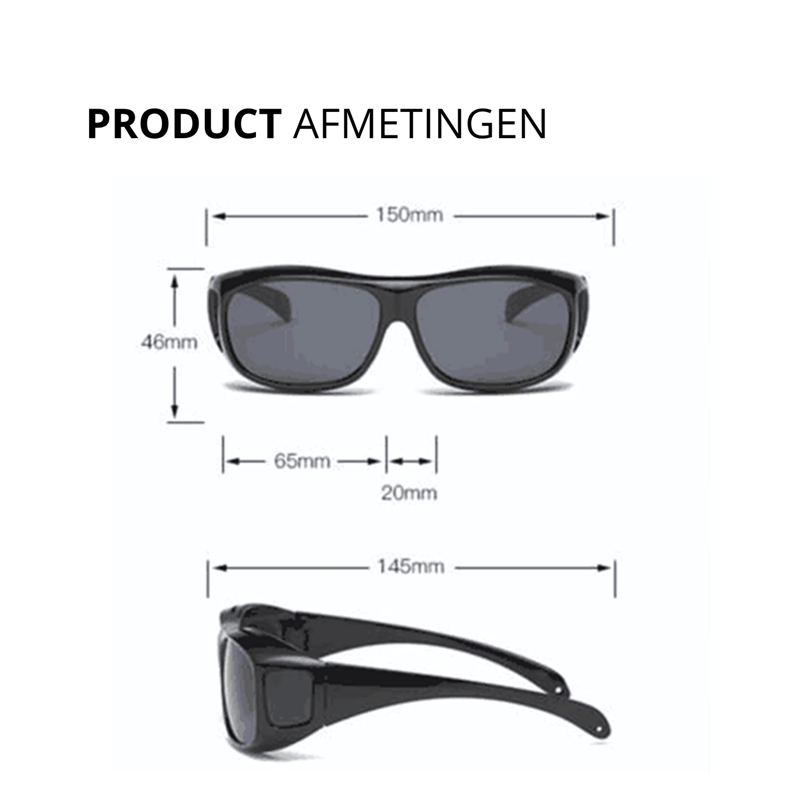 Convertible Unisex Sunglasses Sunglasses for eyeglass wearers