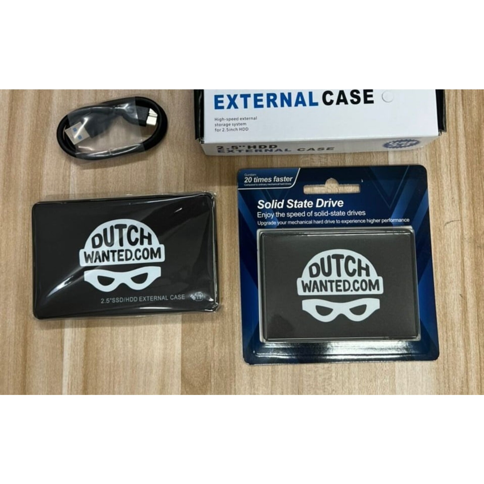 Dutch Wanted Dutch Wanted SSDriveGuard Portable SSD External Hard Drive Case