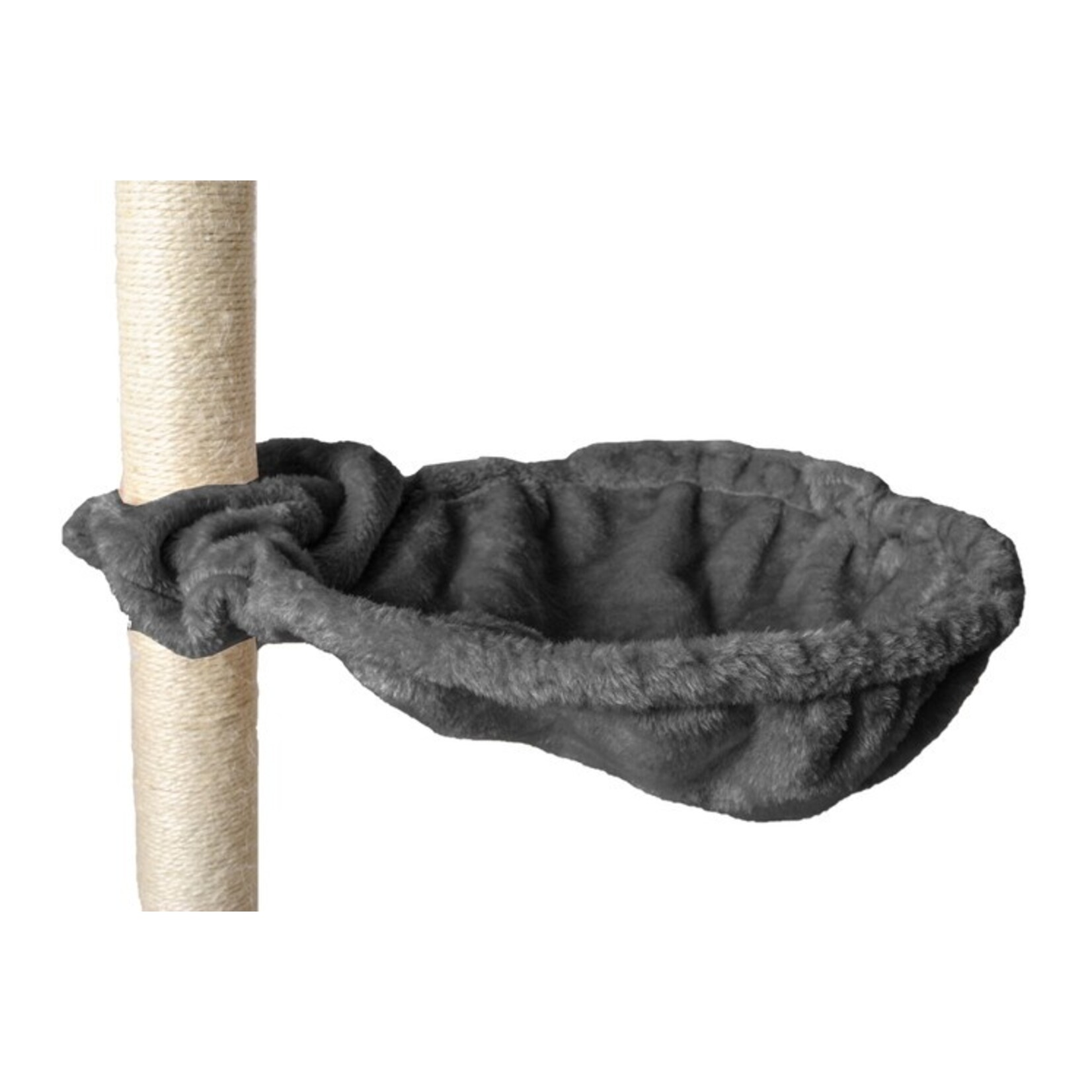 Bobbel Home Bobble Home scratching post 138 cm - for cats - 2 cuddly viewing platforms - gray