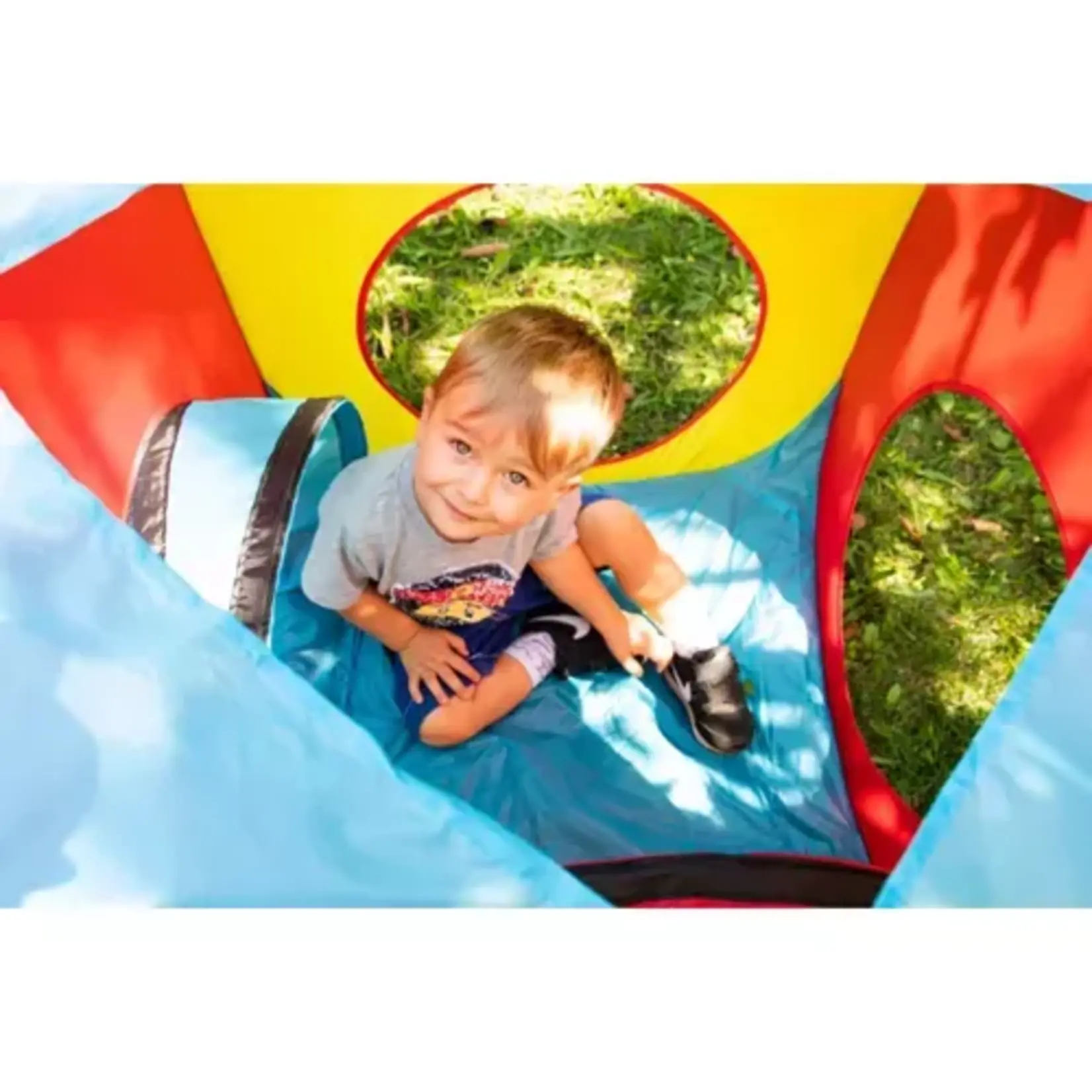 Bobbel Home Bobbel Home 3 in 1 Speeltent voor Kinderen - Speelhuisje met Tipi - Speeltunnel - Kruiptunnel - Kindertent met Bodem