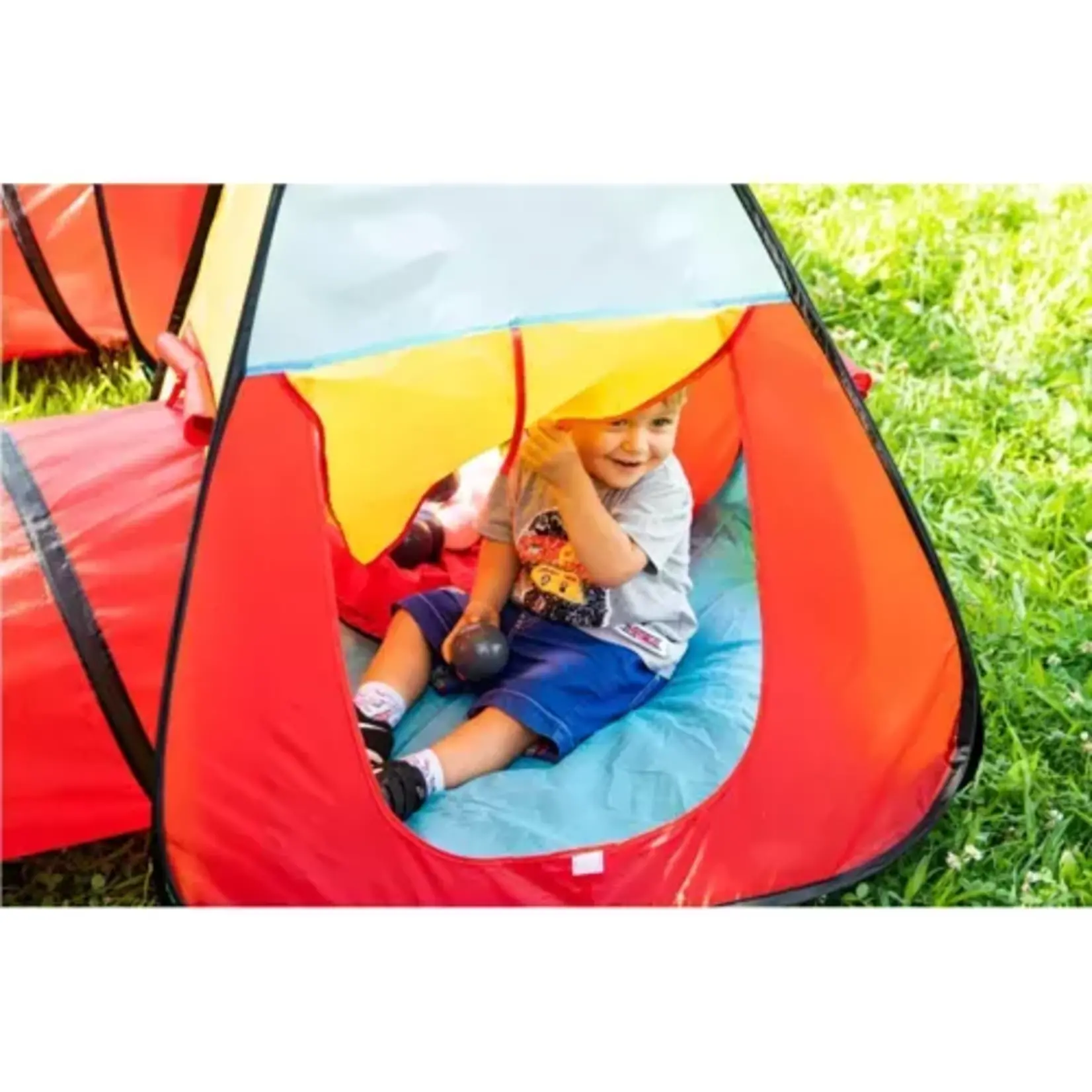 Bobbel Home Bobbel Home 3 in 1 Speeltent voor Kinderen - Speelhuisje met Tipi - Speeltunnel - Kruiptunnel - Kindertent met Bodem