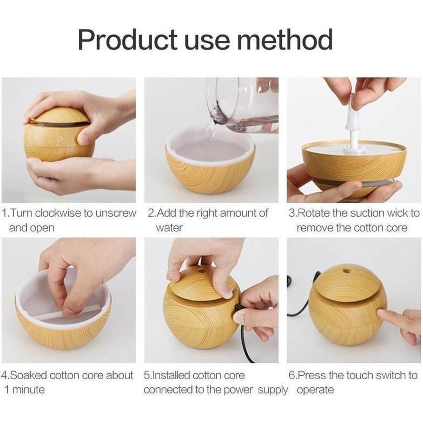 Parya Parya - Aroma Diffuser - Licht bruin