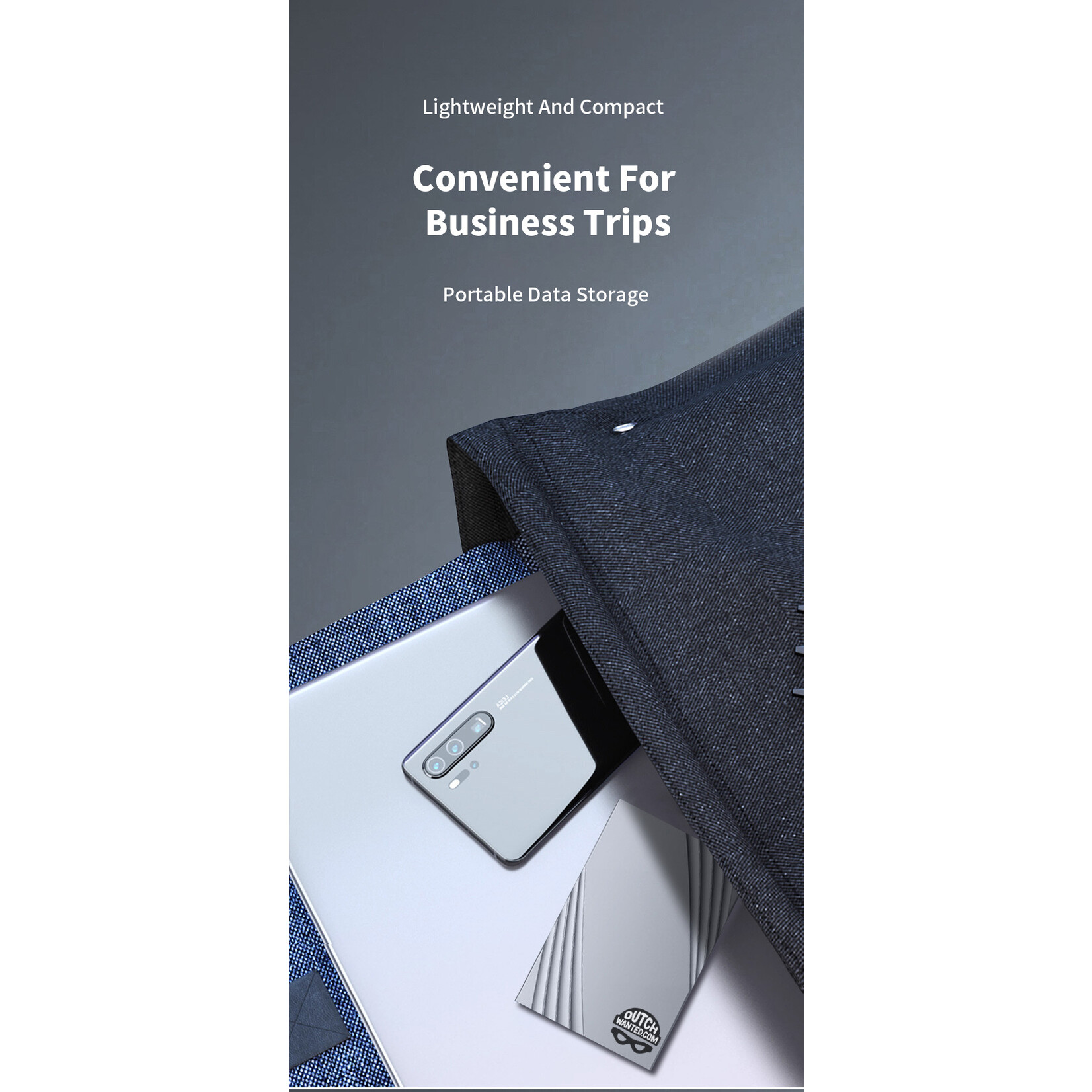 Dutch Wanted Dutch Wanted Ultra Glance Portable SSD External Hard Drive - Fast writing speed of 550mb p/s - 1TB of Solid State Storage - Plug and play - Portable storage - Storage external PC or laptop - USB 3.2 - Hard drive expansion - 1TB