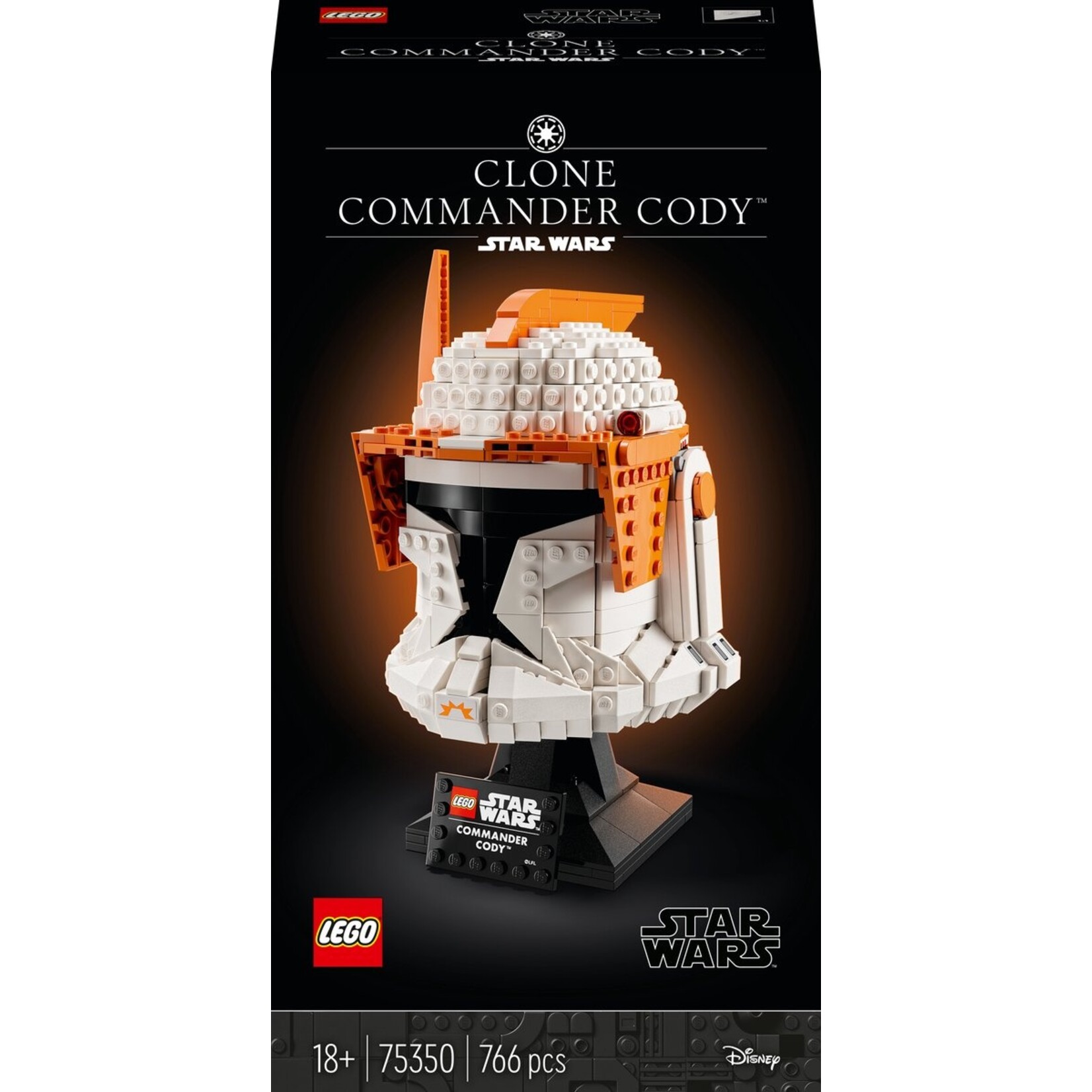 LEGO LEGO Star Wars Clone Commander Cody Helmet Construction and Decoration Set for Adults - 75350