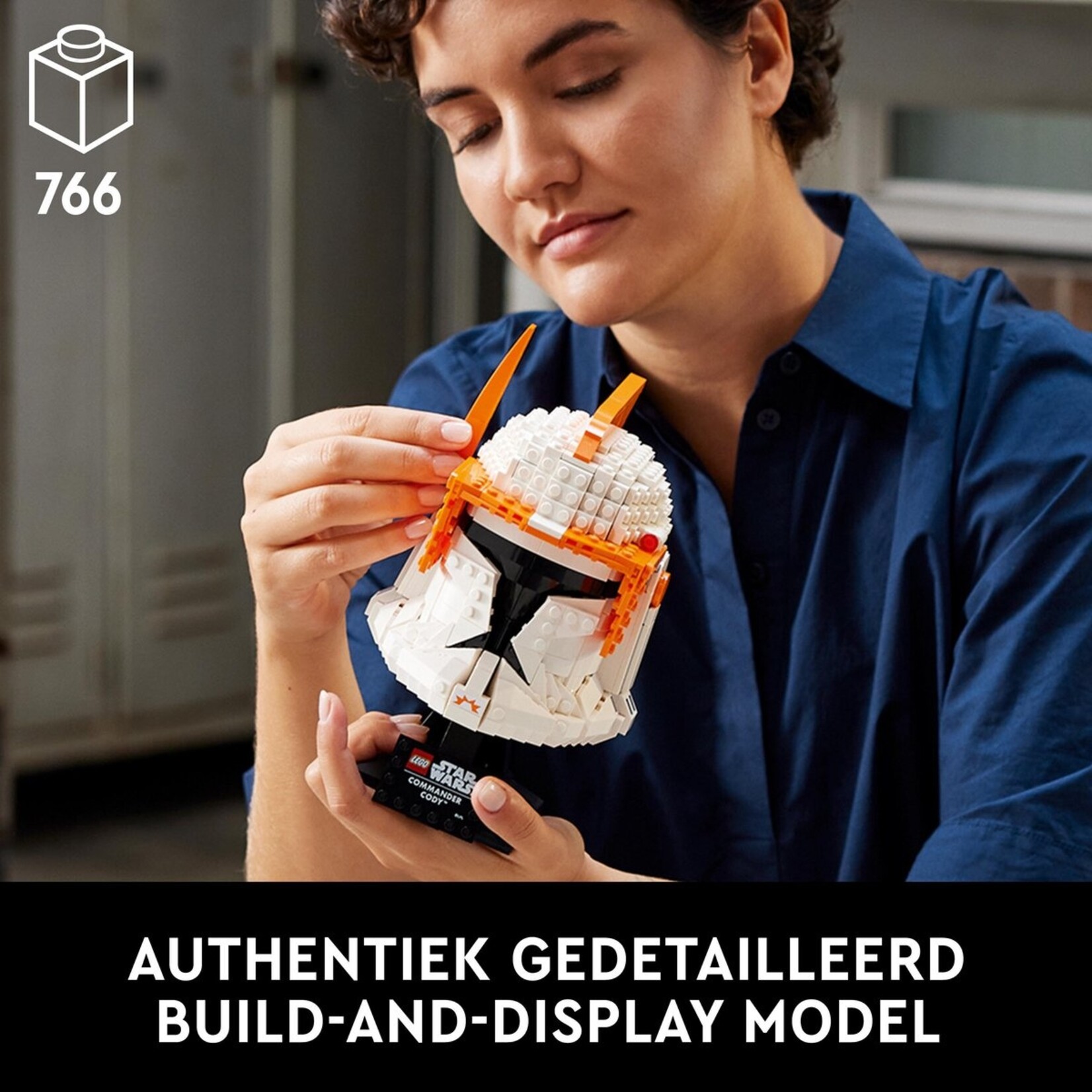 LEGO LEGO Star Wars Clone Commander Cody Helm Bouw en Decoratie Set voor Volwassenen - 75350