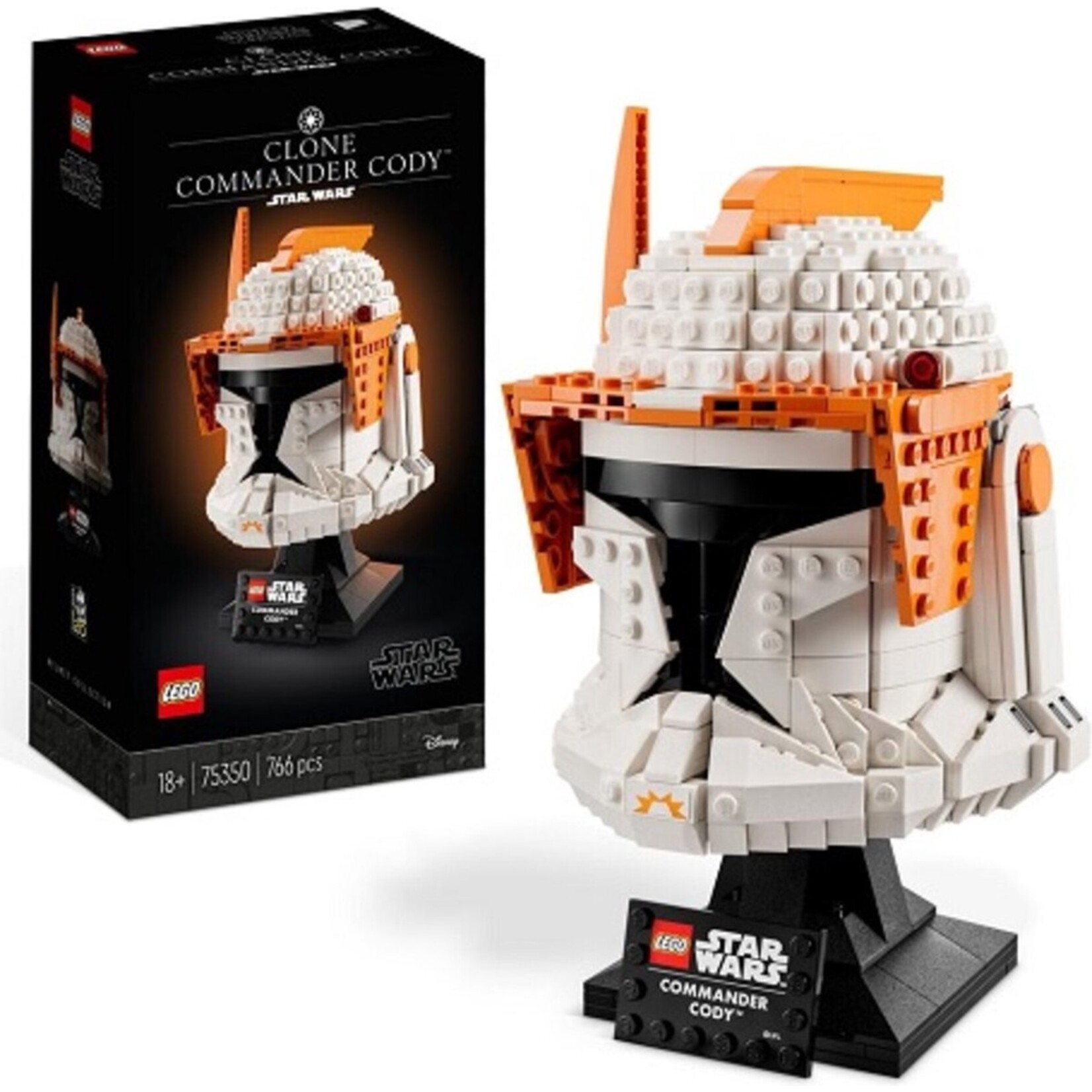 LEGO LEGO Star Wars Clone Commander Cody Helmet Construction and Decoration Set for Adults - 75350