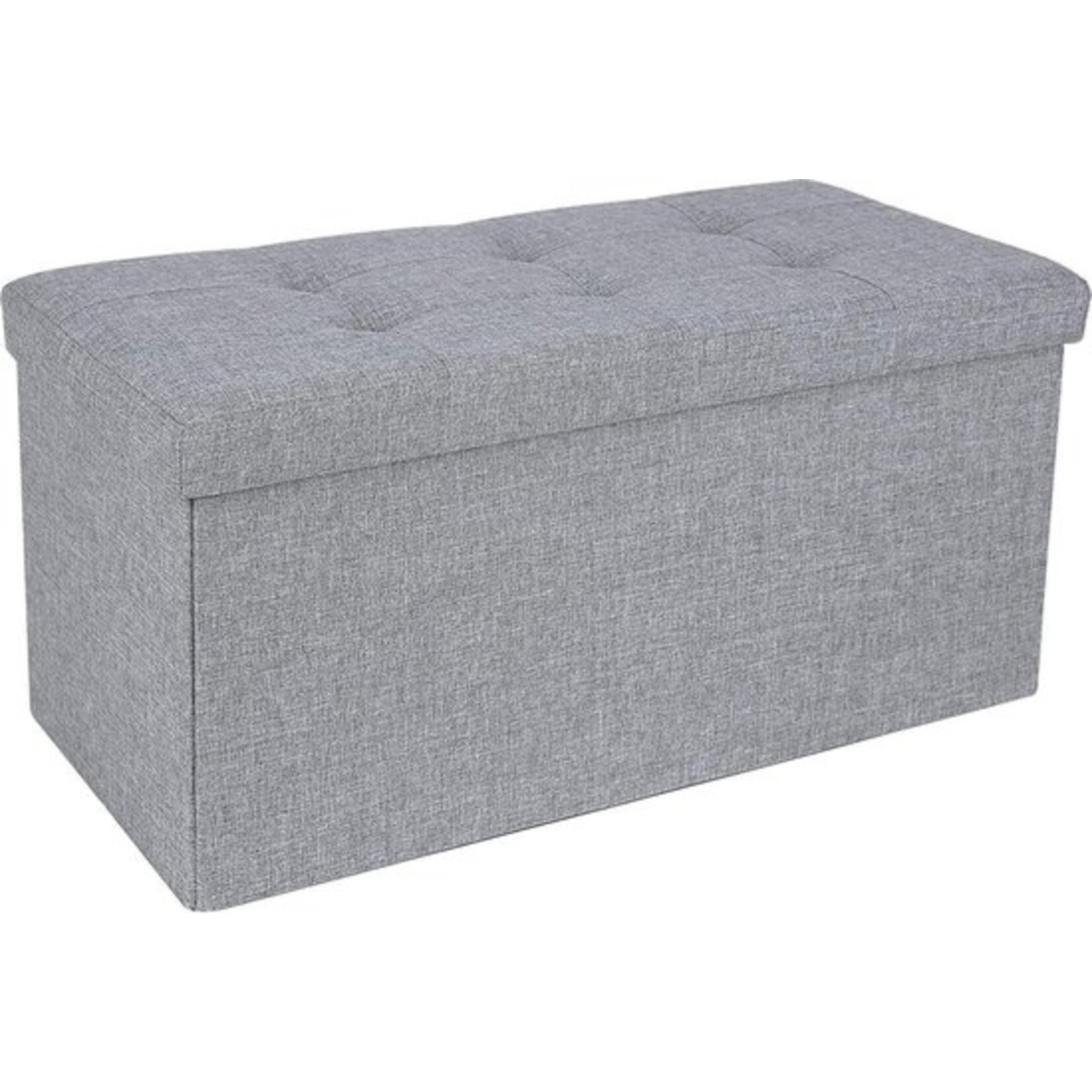 Bobbel Home Bobble Home - bench with storage, seat chest, ottoman, storage box, 80 L, 76 x 38 x 38 cm, light gray