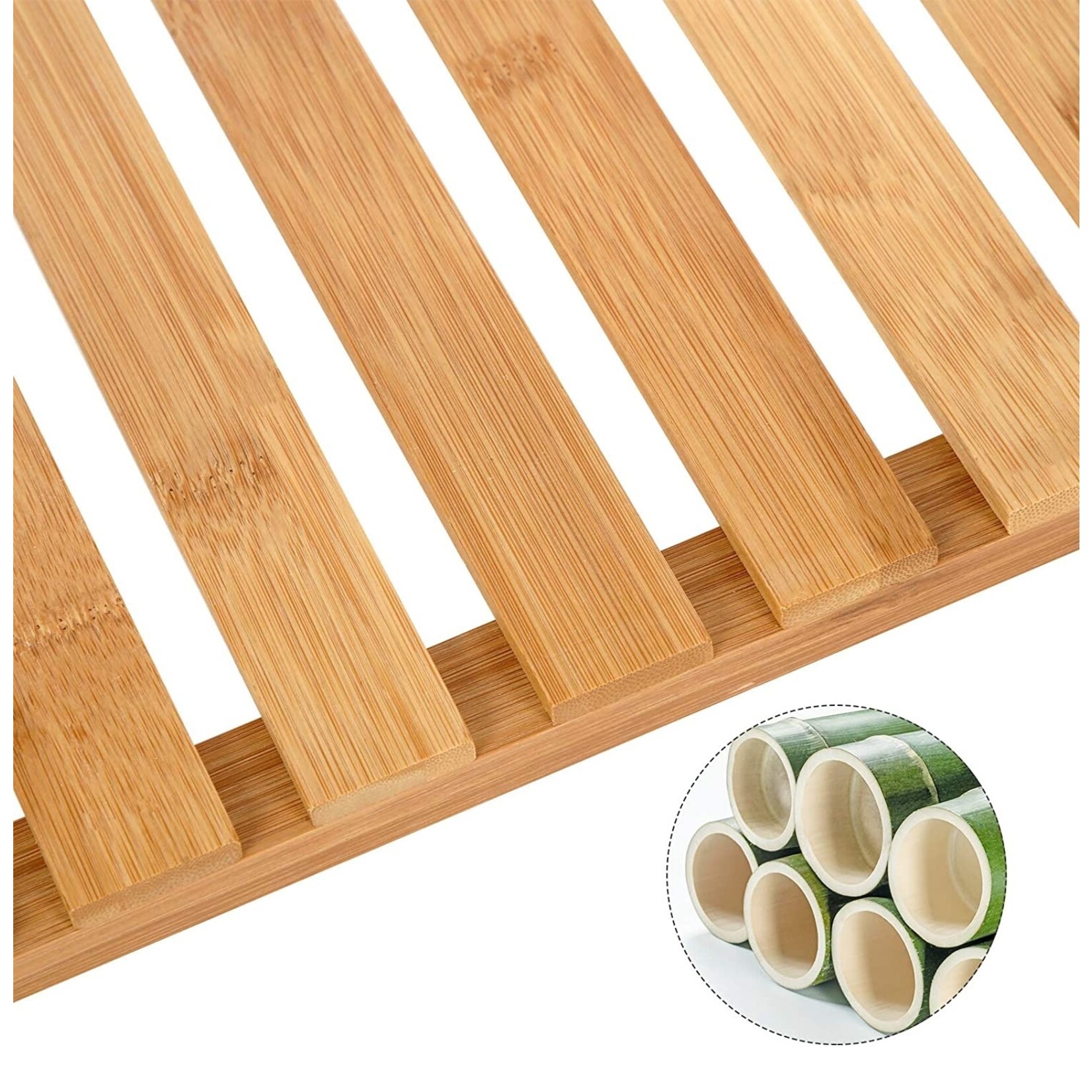 Parya Home Parya Home - Bamboe Badkamerrek - Badkamermeubel - 3-etage's - Naturel