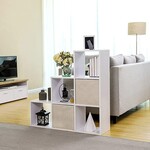 Parya Home Boekenkast- 6 vakken traprek - 97,5 x 97,5 x 29 cm