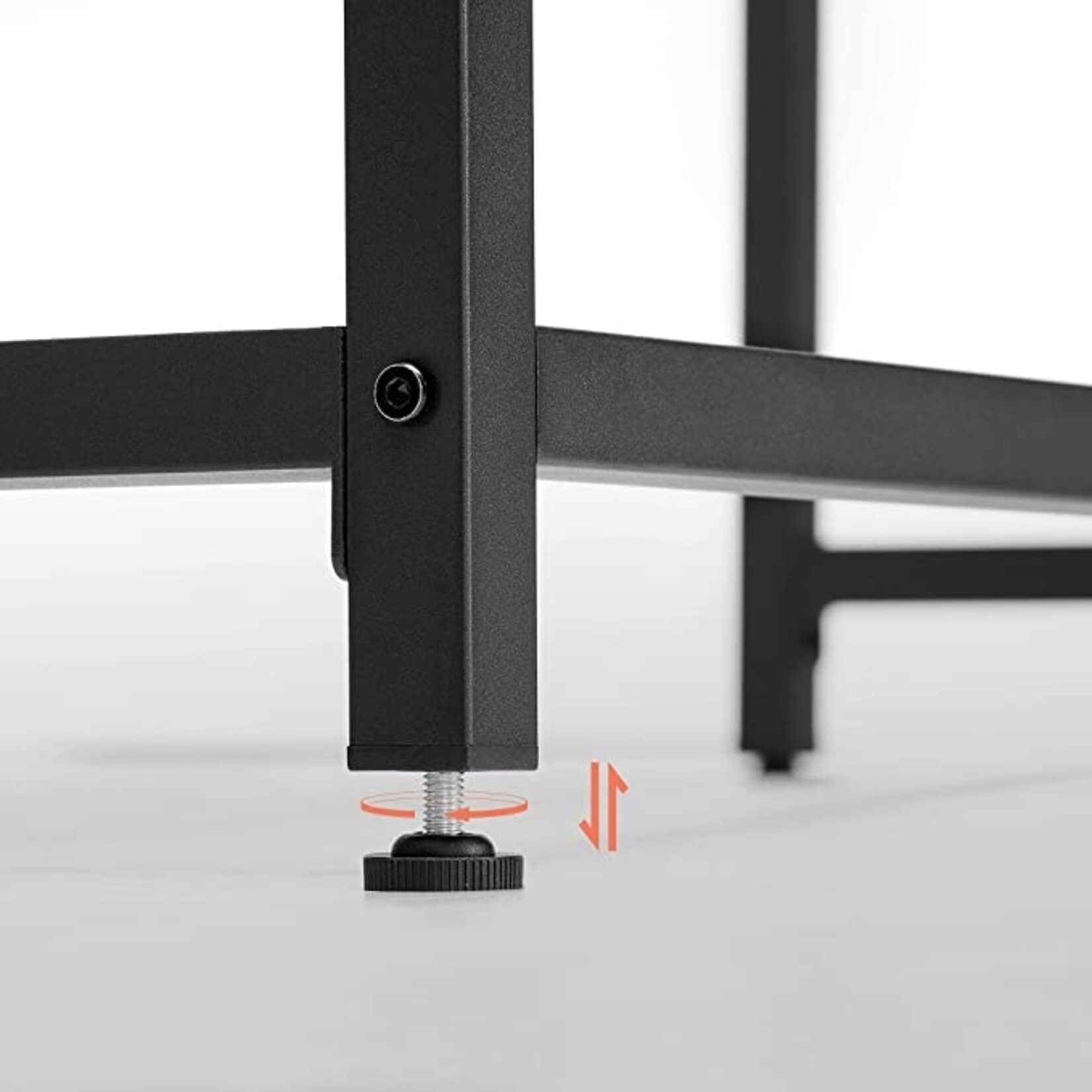 Parya Home Parya Home - Computer bureau - Bruin-zwart - 120 x 60 x 75 cm