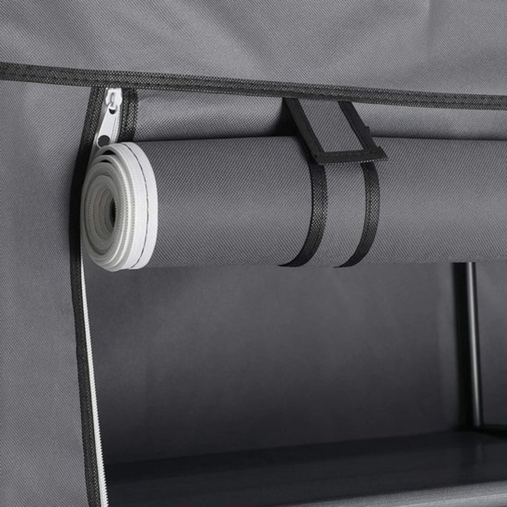 Parya Home XL Kledingkast Stoffen Kast Vouwkast Met 2 Oprolbare Deuren